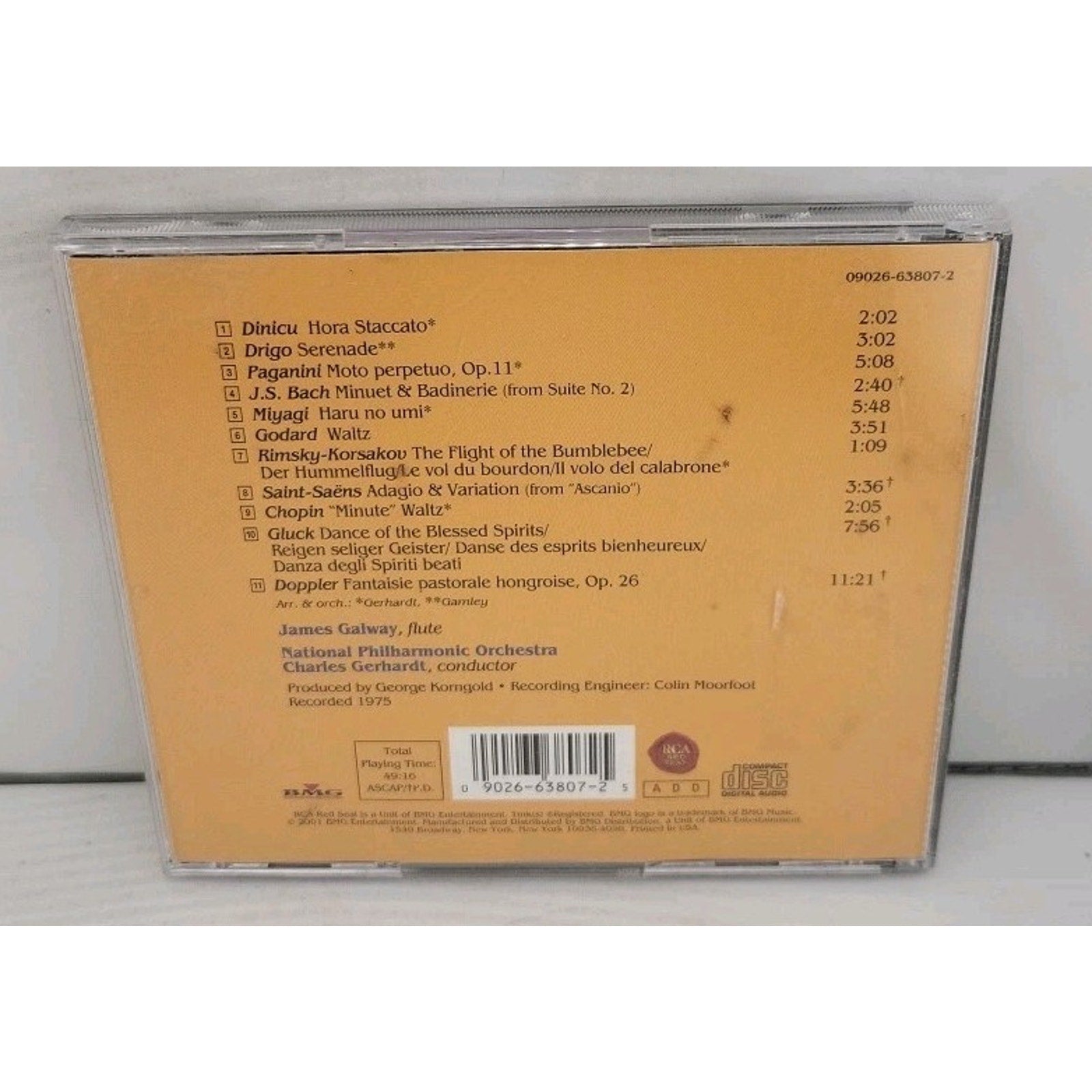The Legendary James Galway: Man With the Golden Flute by James Galway (CD)