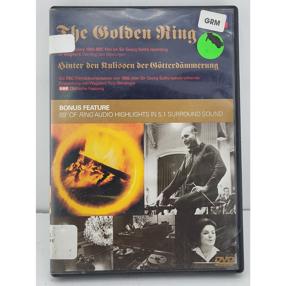 Richard Wagner, Georg Solti ‎– The Golden Ring (DVD)