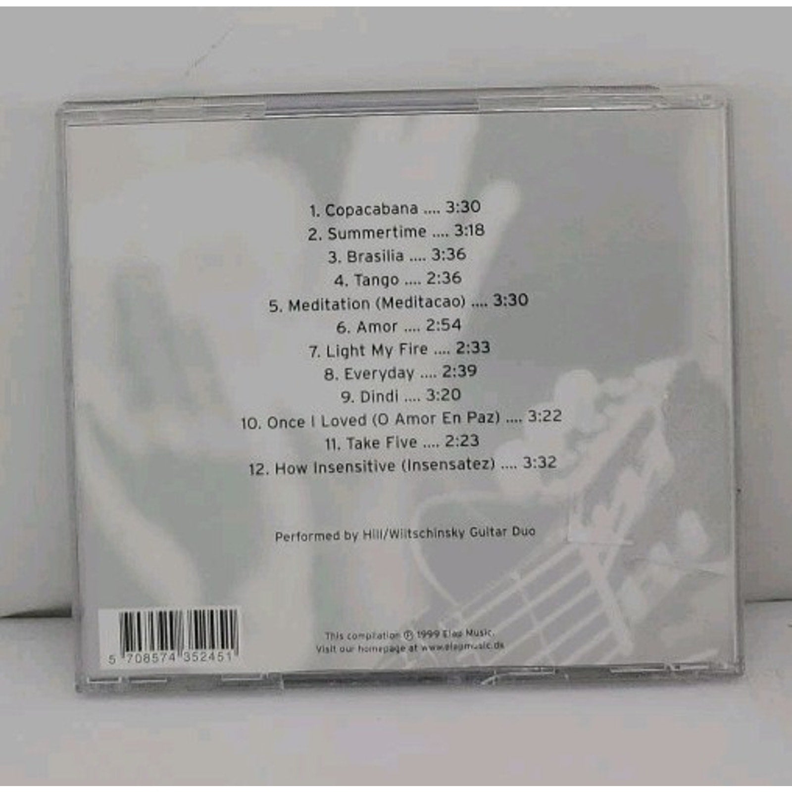 Latin Guitar Affiars by Hill / Wiltschinsky Duo (CD, 1999, Elap Music)