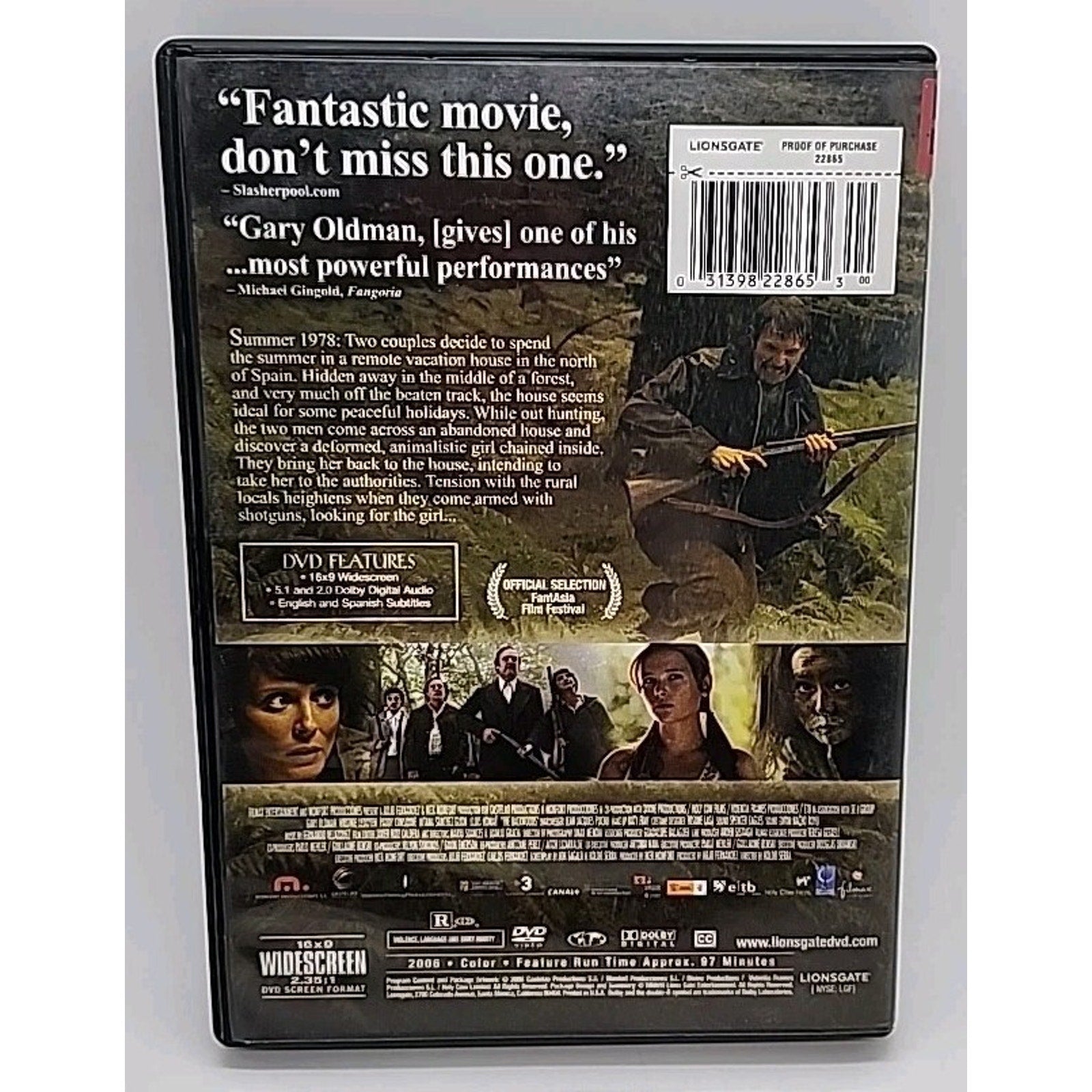 The Backwoods DVD (2006) Widescreen