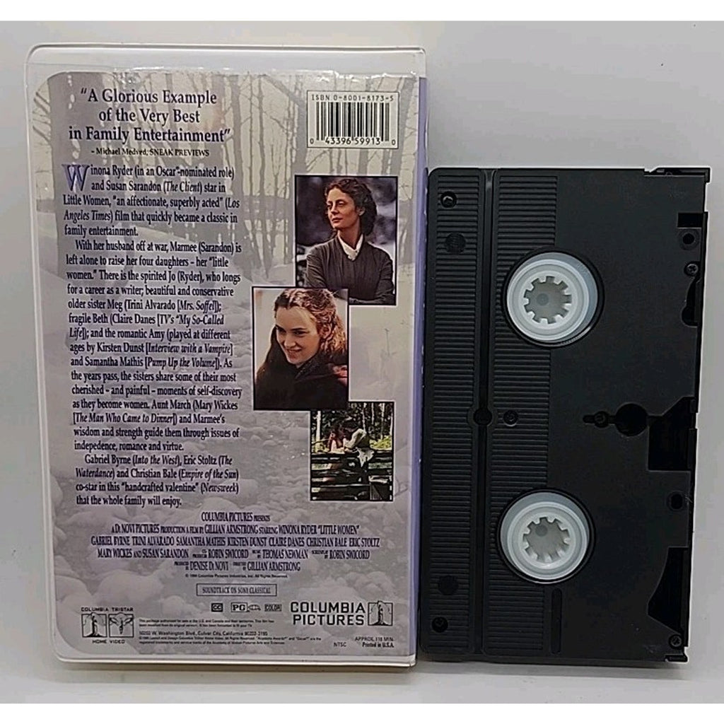 Little Women (VHS, 1995, Clamshell Case Closed Captioned)
