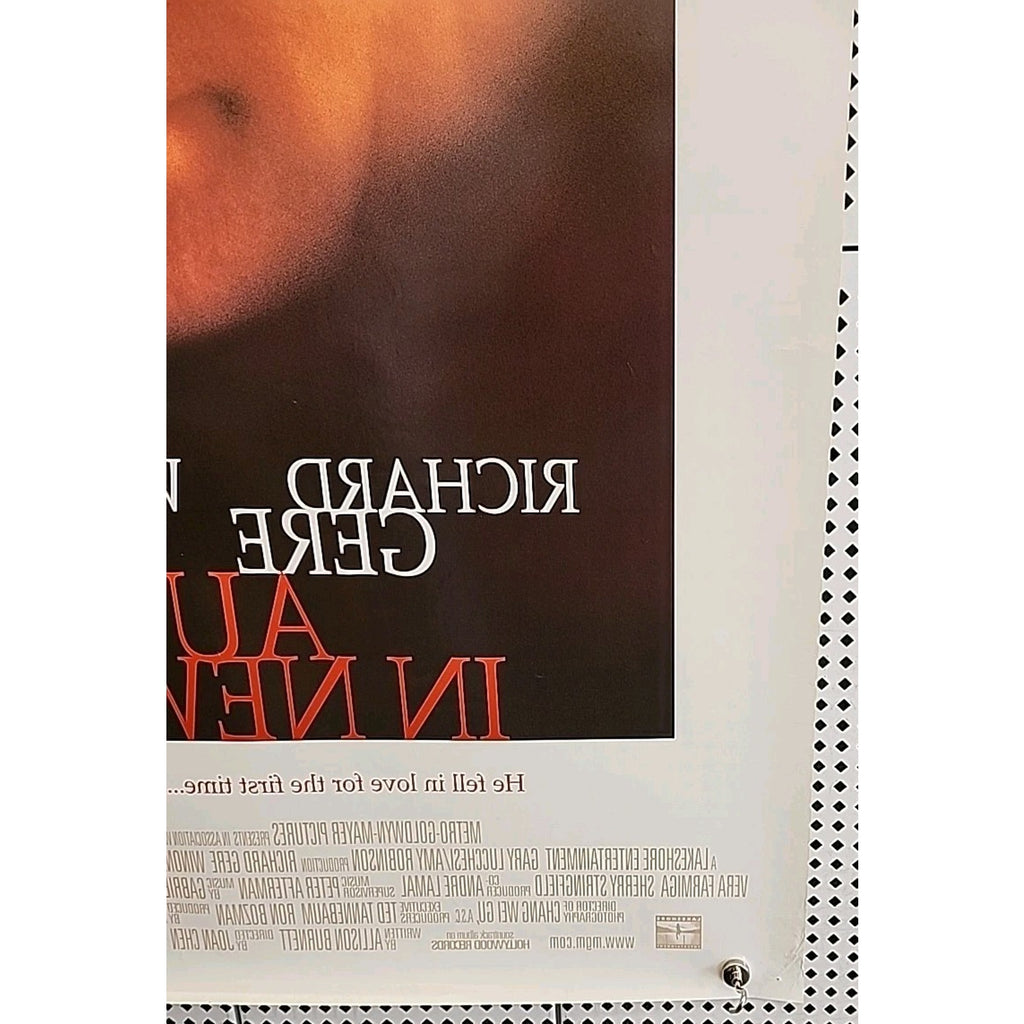2000 Autumn In New York Original One Sheet Rolled Movie Poster 27X40