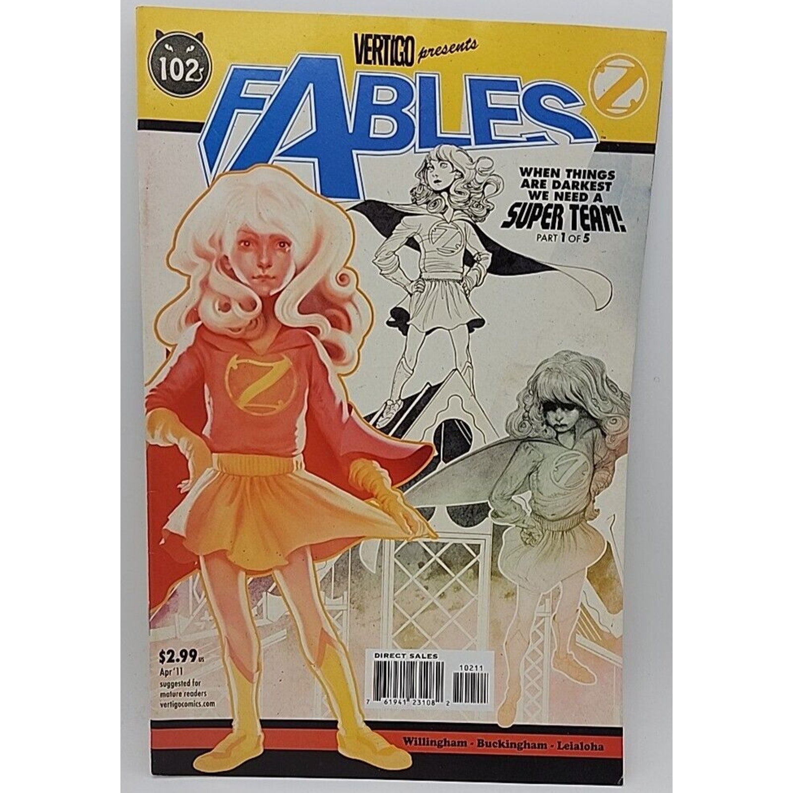 DC Vertigo Comics: Fable #102 April 2011