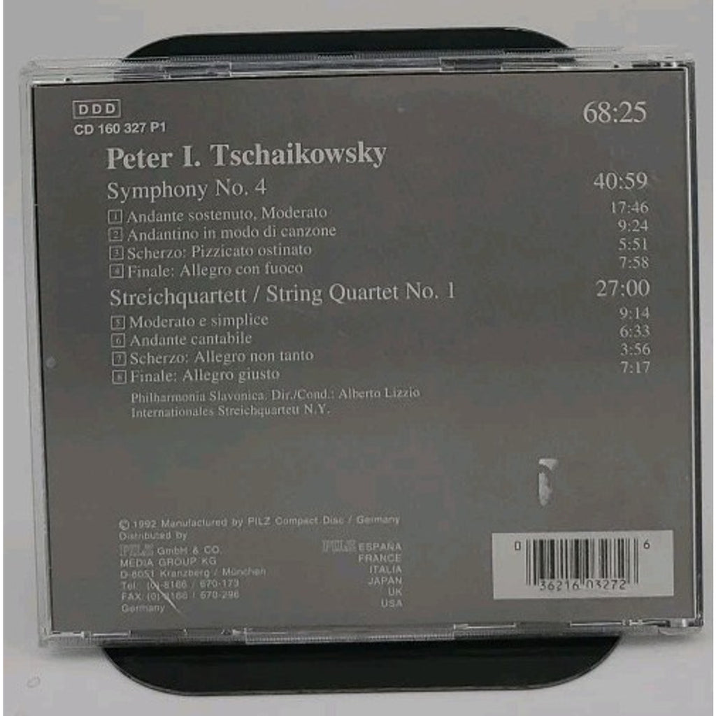 Pyotr Ilyich Tchaikovsky - Symphony No. 4 / Strei... (CD 1992)