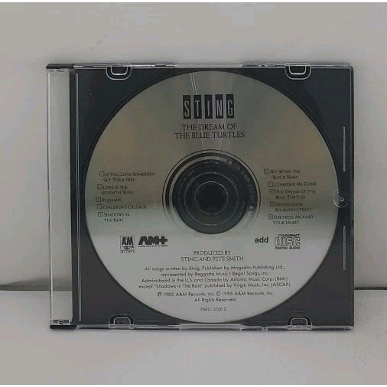 Dream of the Blue Turtles by Sting (CD, 1990) *Disc Only*