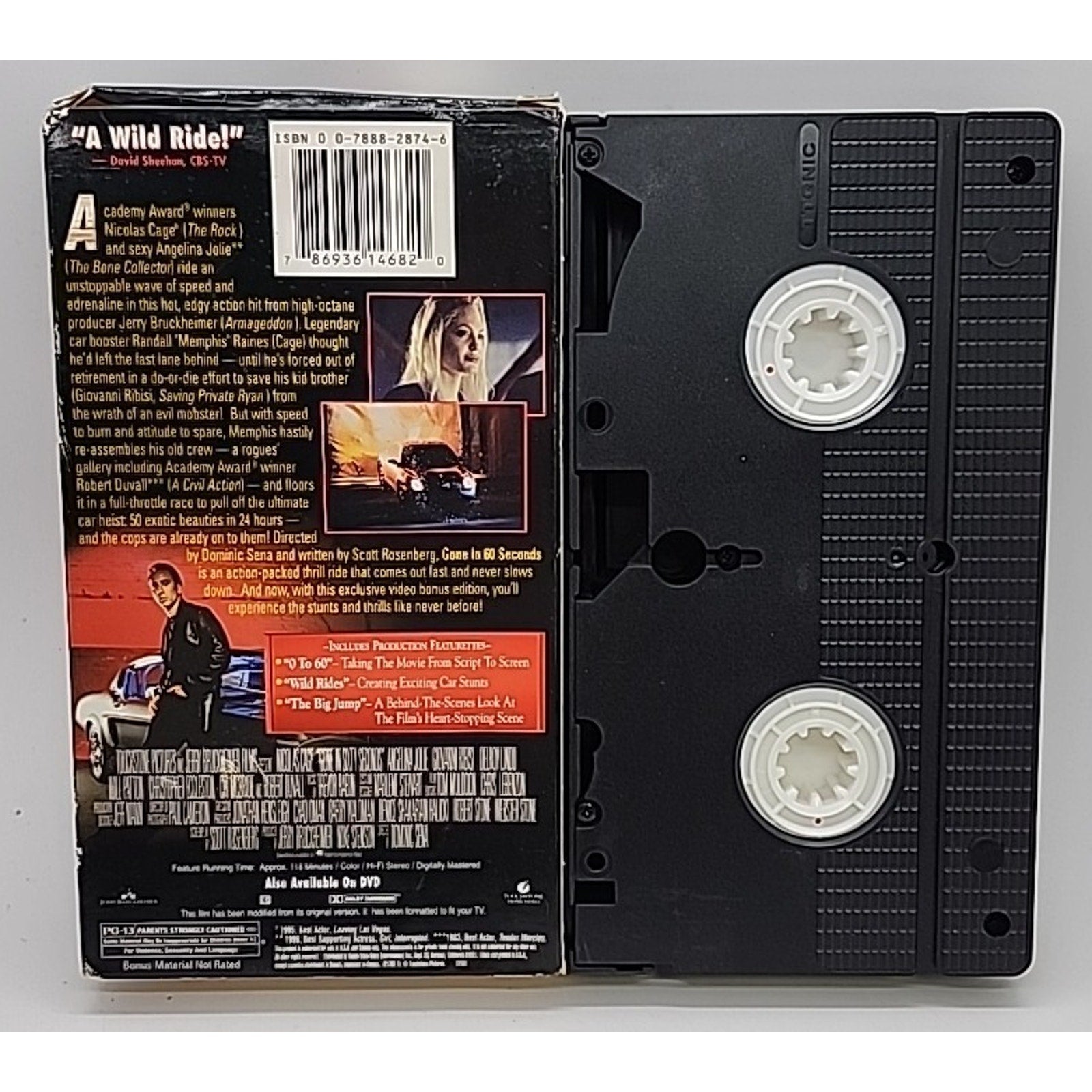 Gone in 60 Seconds (VHS, 2001, Exclusive Video Bonus Edition)
