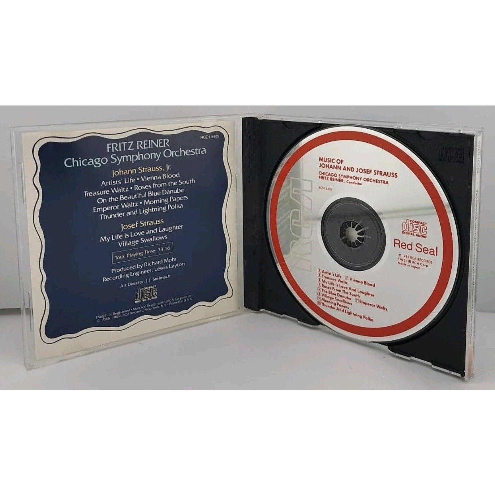 Waltzes by Strauss / Chicago Sym Orch / Reiner (CD, 2009)