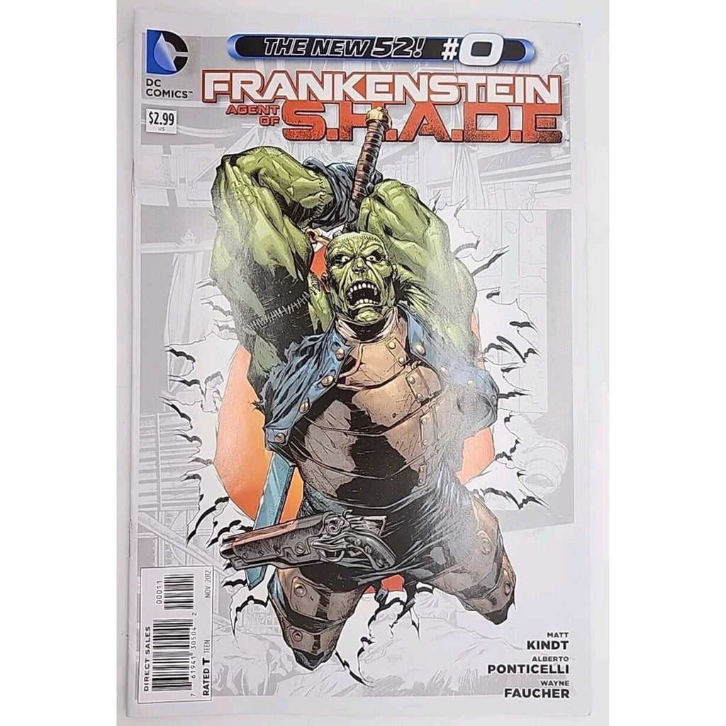 Frankenstein Agent Of Shade #0 The New 52! DC Comic 2012
