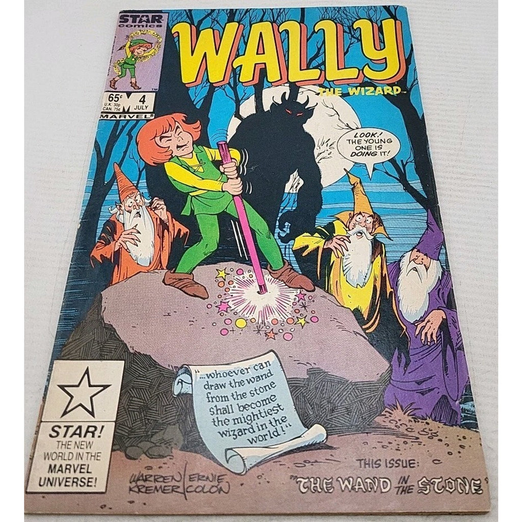 Wally the Wizard #4 (Marvel Comics July 1985)