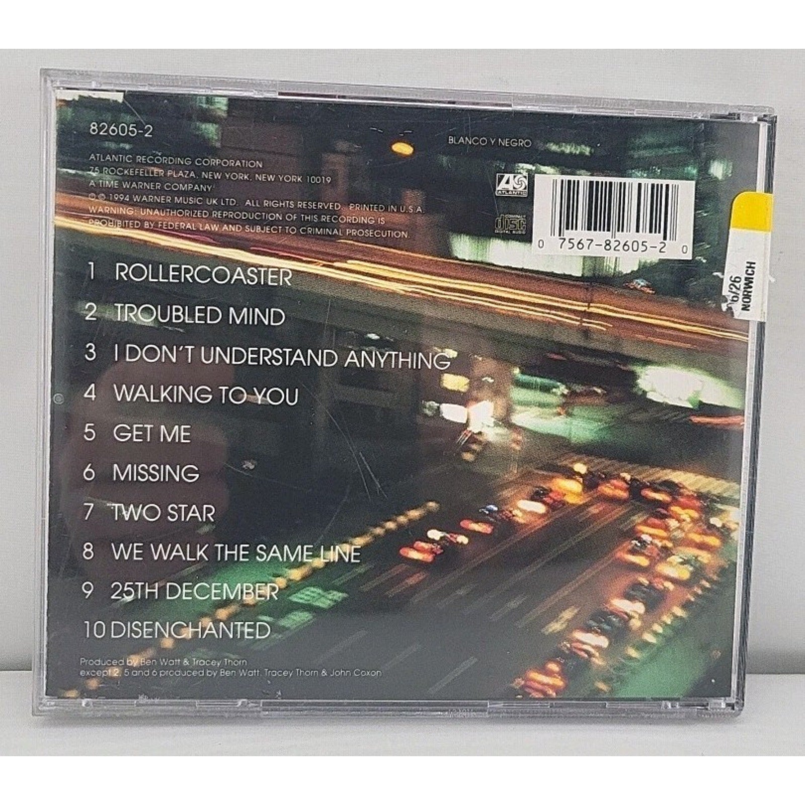 Amplified Heart by Everything but the Girl (CD, 1994)