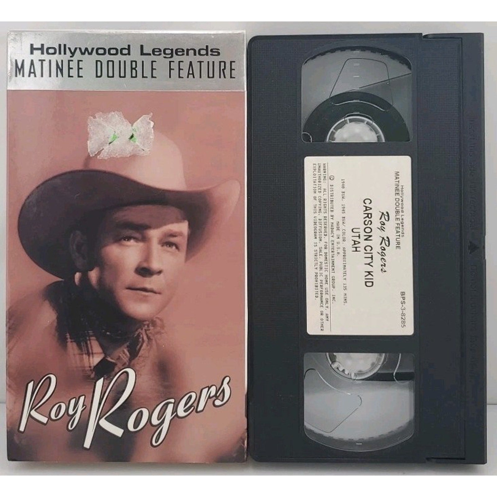 Roy Rogers Double Feature Carson City Kid and Utah (VHS)