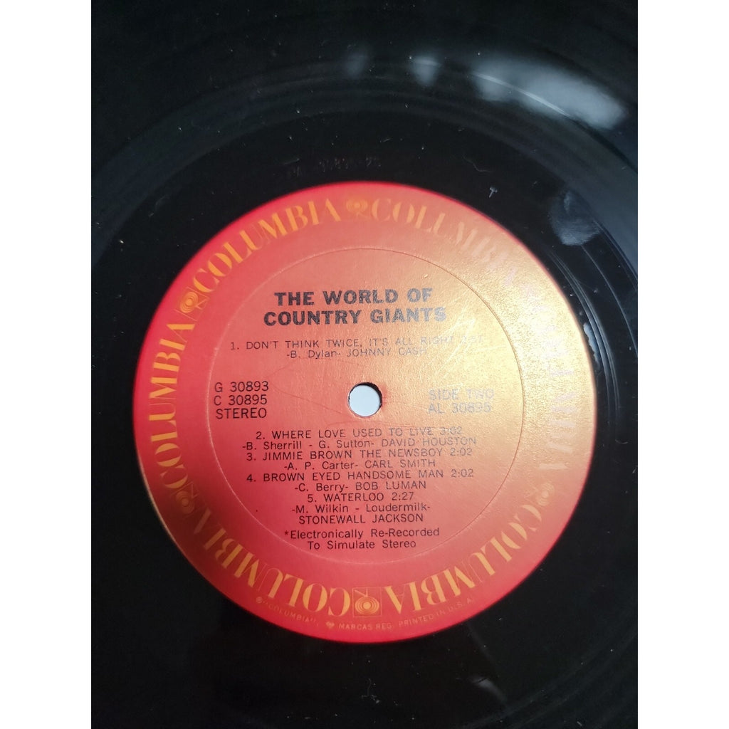 The World Of Country Giants Vinyl Record