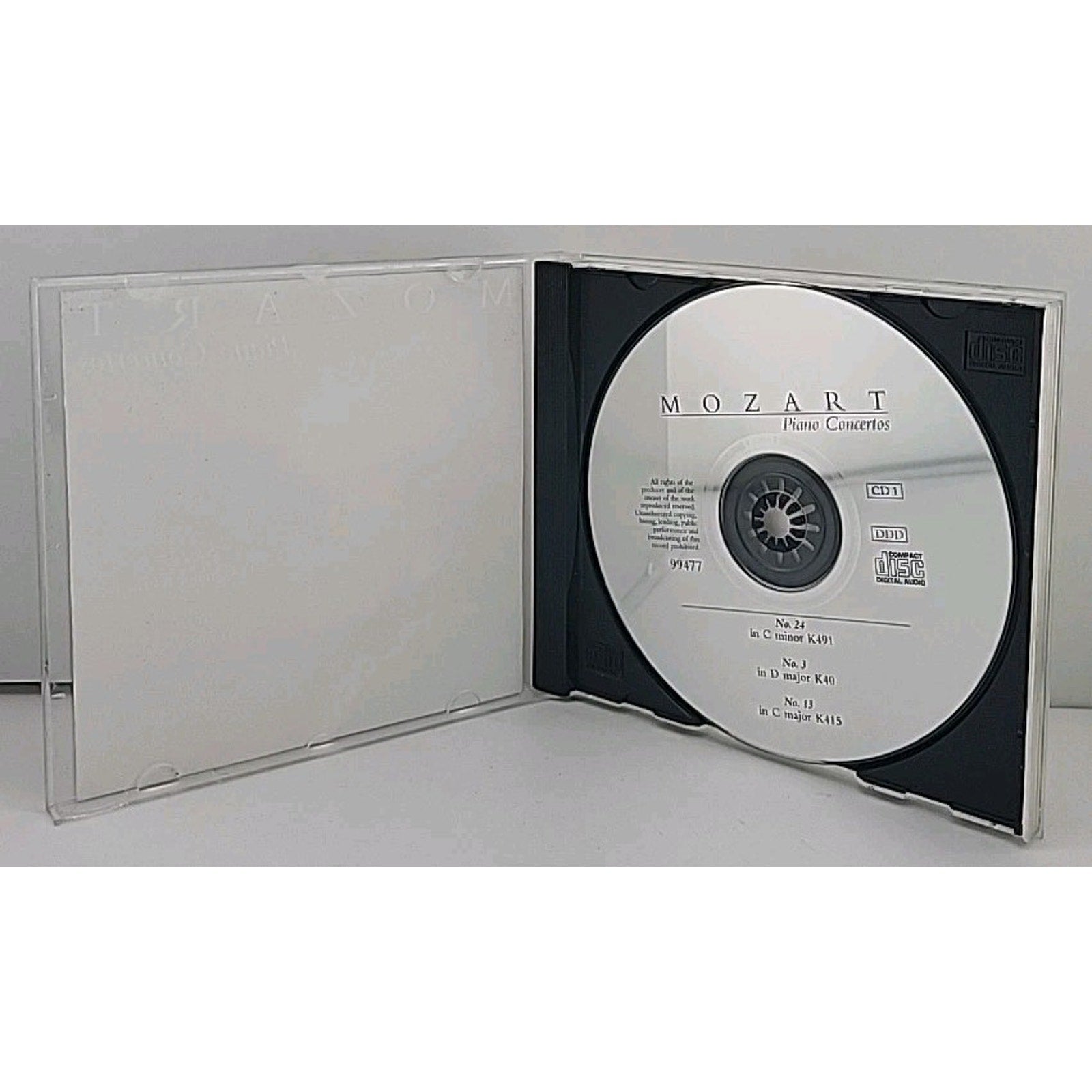 Mozart Piano Concertos No. 24, 3, 13 CD