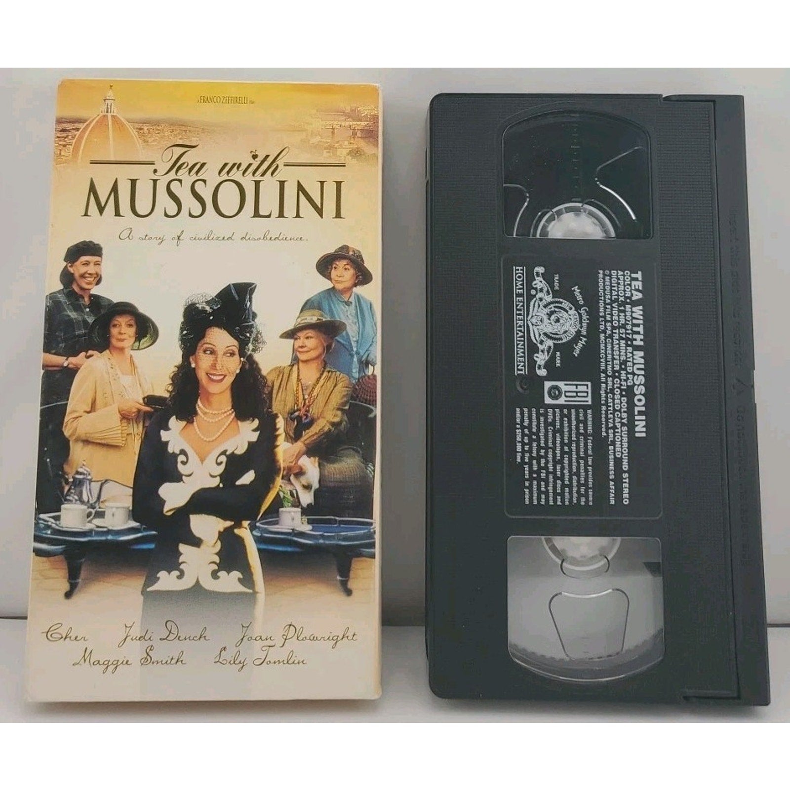 Tea With Mussolini (VHS, 1999)