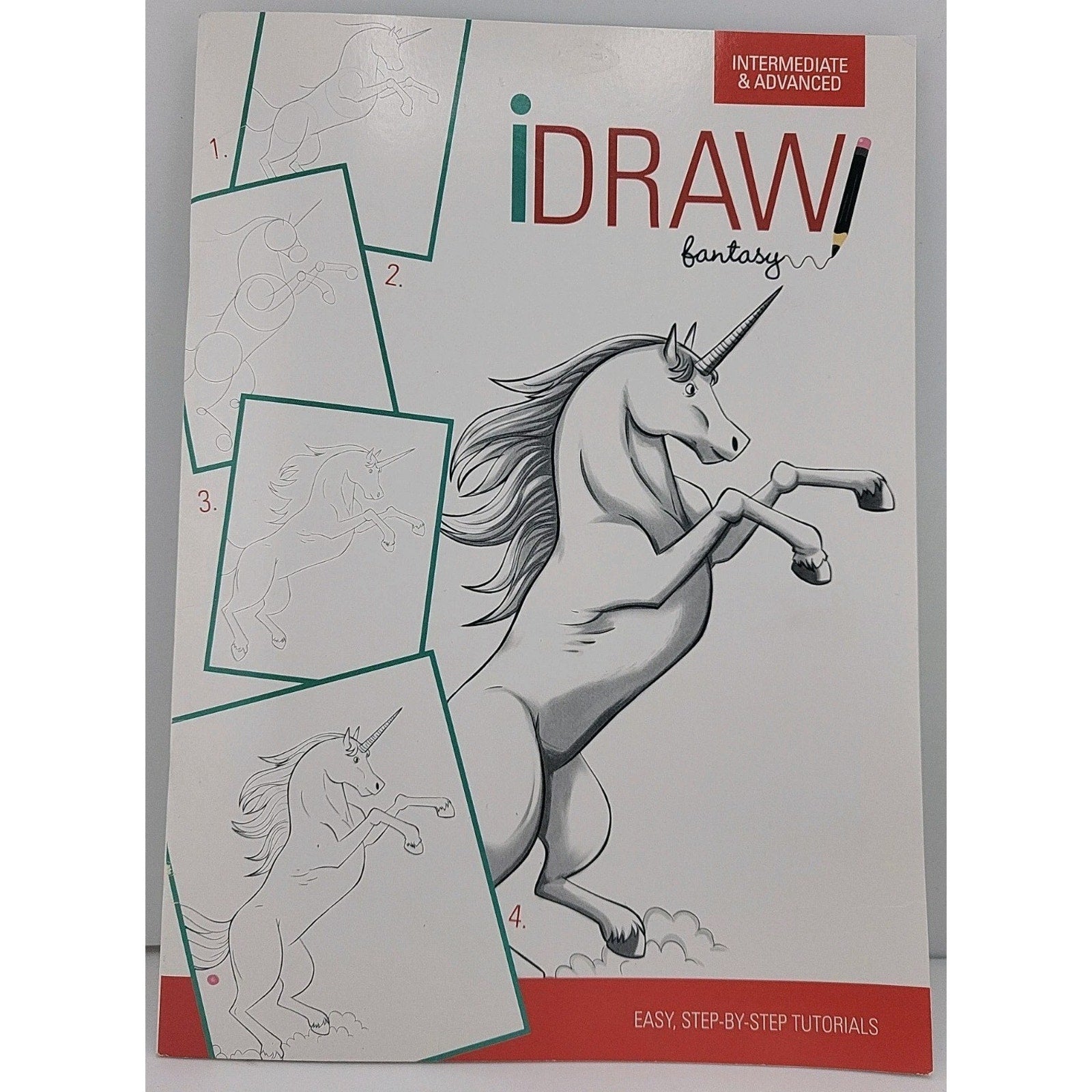 I Draw Horses Art Book ~ Easy Step-By-Step Tutorials Intermediate & Adv