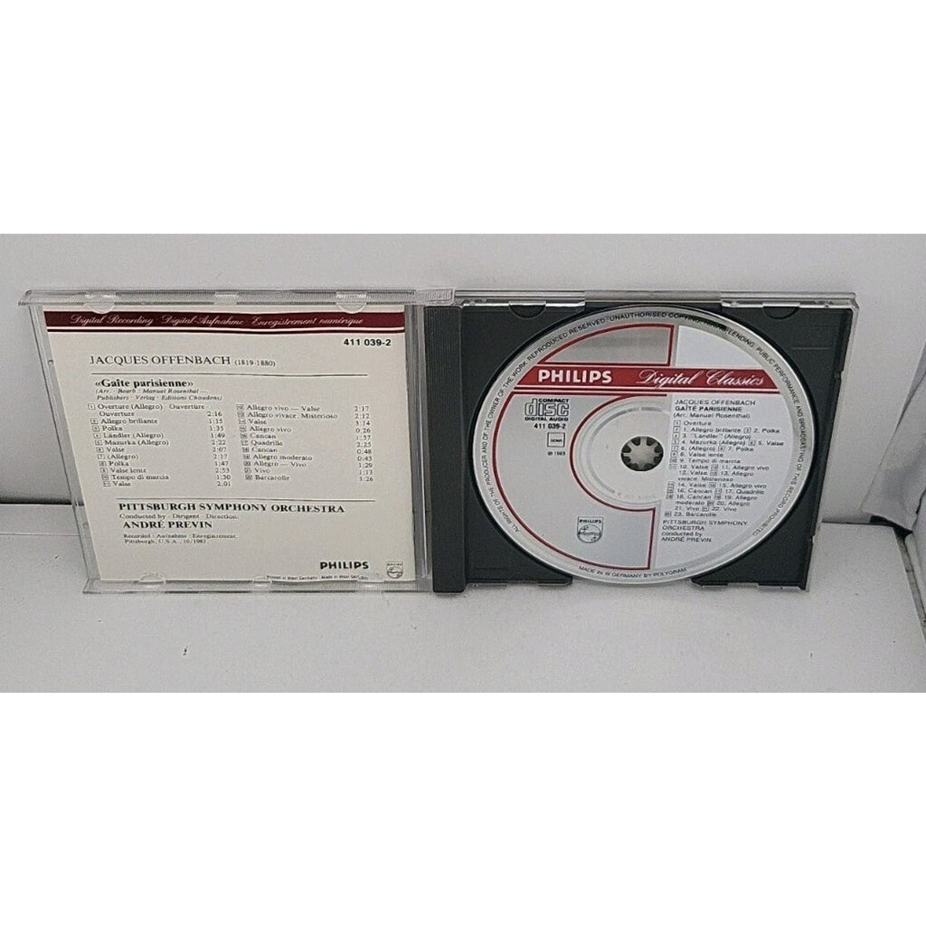Ofenbach: Gaite Parisienne (Philips 411 039-2) Andre Previn Pittsburgh Symphony