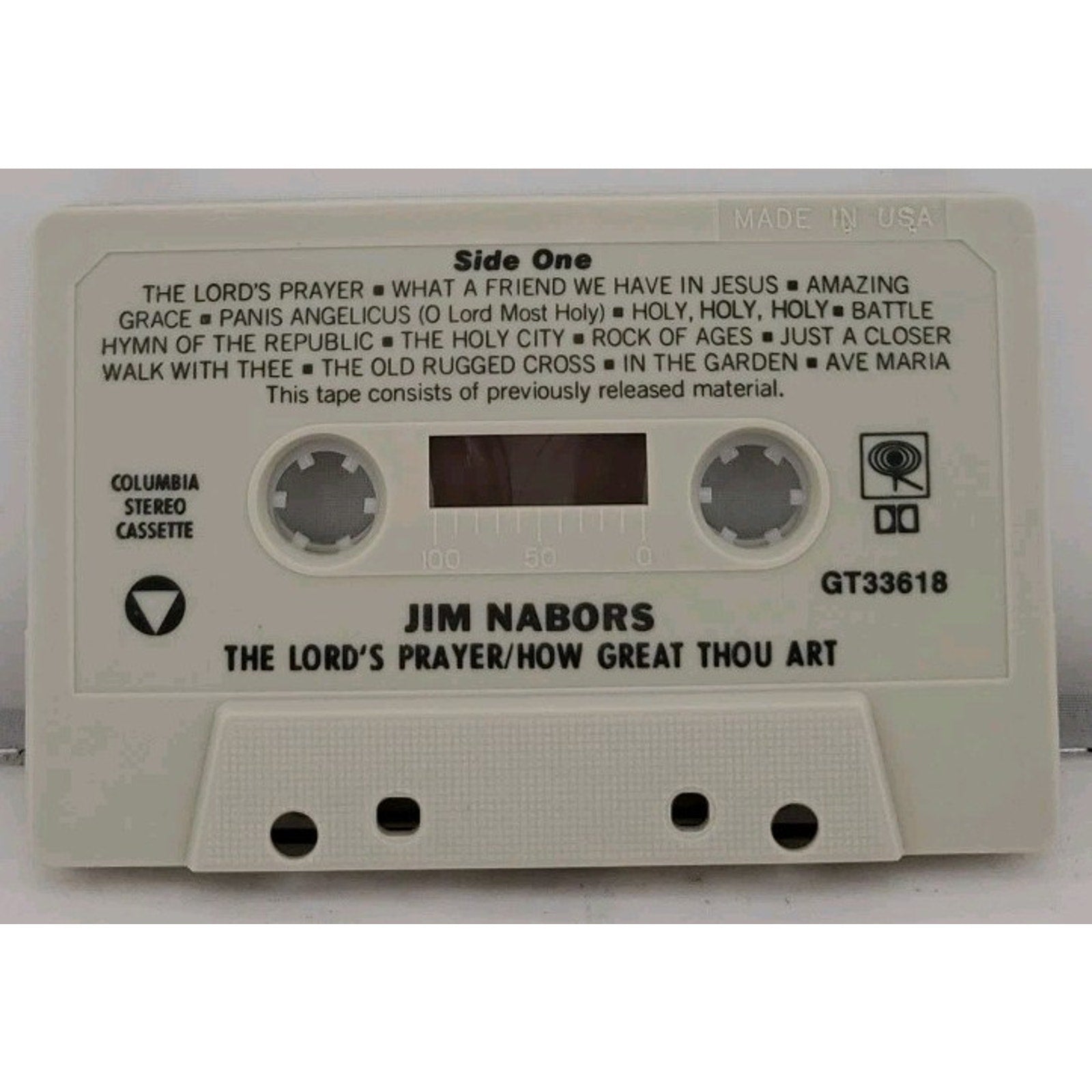 Lord's Prayer/How Great Thou a by Jim Nabors (Cassette, 1990)