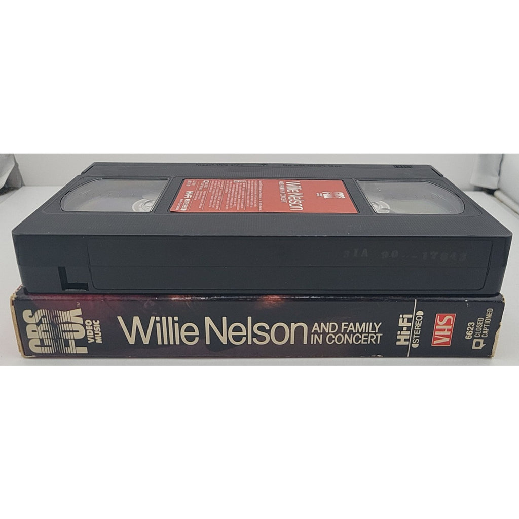 Willie Nelson And Family In Concert VHS CBS FOX Video 1984