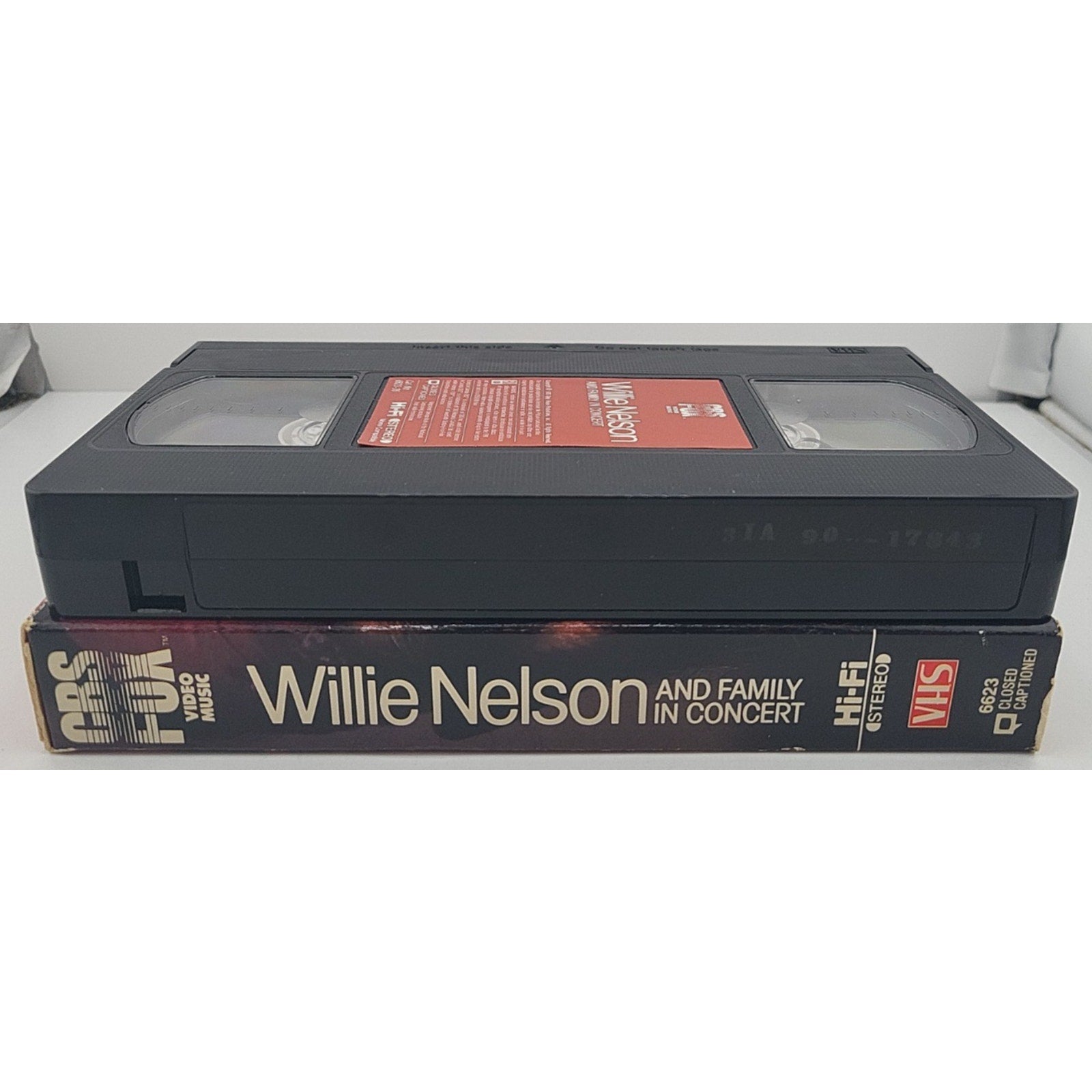 Willie Nelson And Family In Concert VHS CBS FOX Video 1984