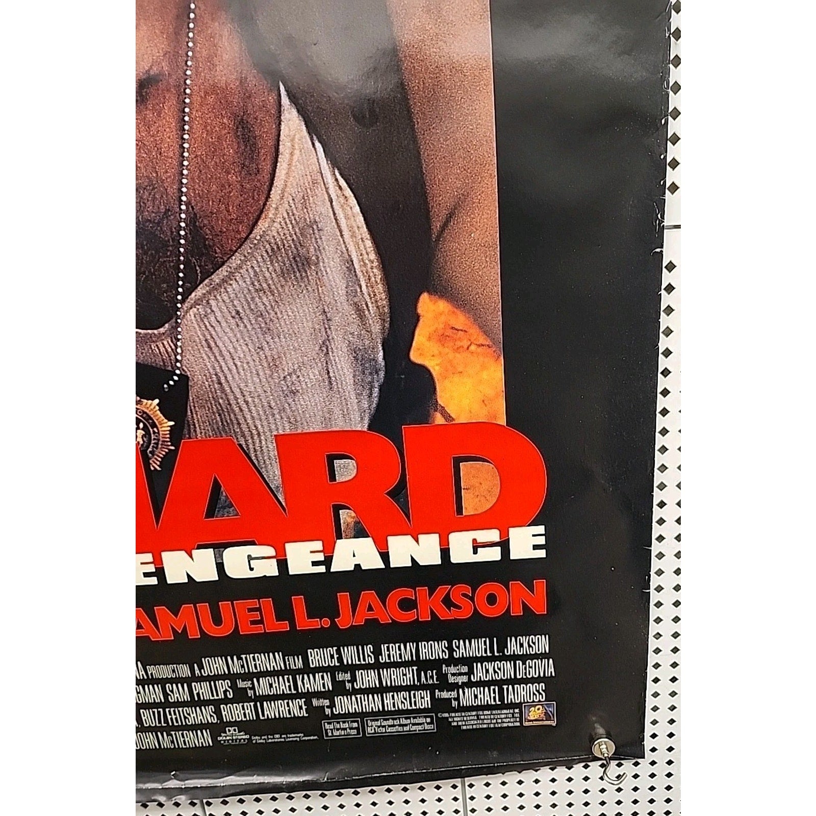 Die Hard With A Vengeance Movie Poster 1 Sided Original Version B 27x40