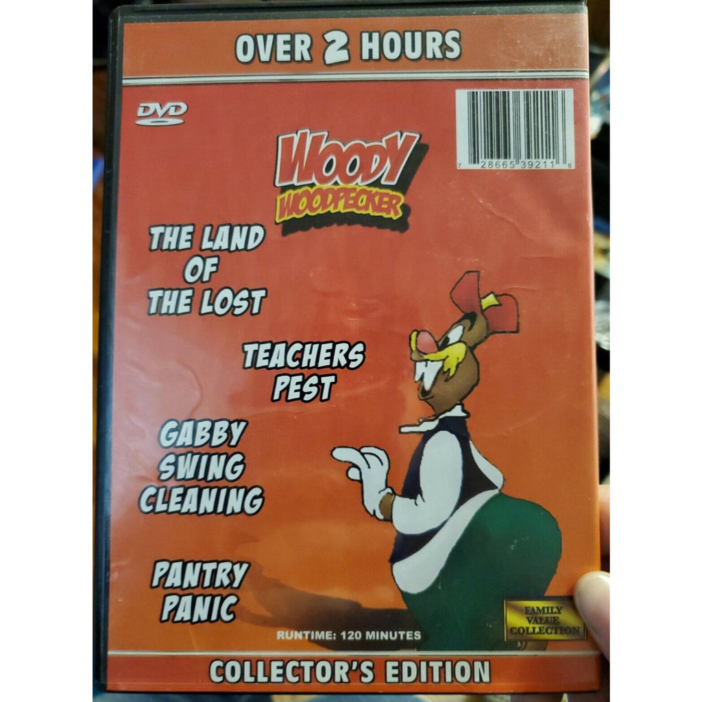 Woody Woodpecker and Other Cartoon Treasures Digitally Remastered DVD 2+ Hours