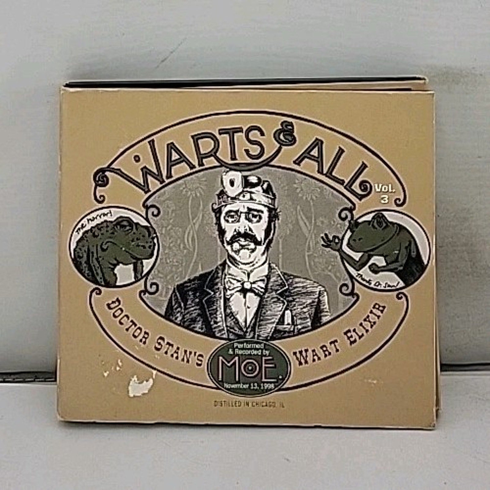 Warts & All, Vol. 3 by moe. (CD, Jun-2004, 3 Discs, Fatboy Records (Koch))