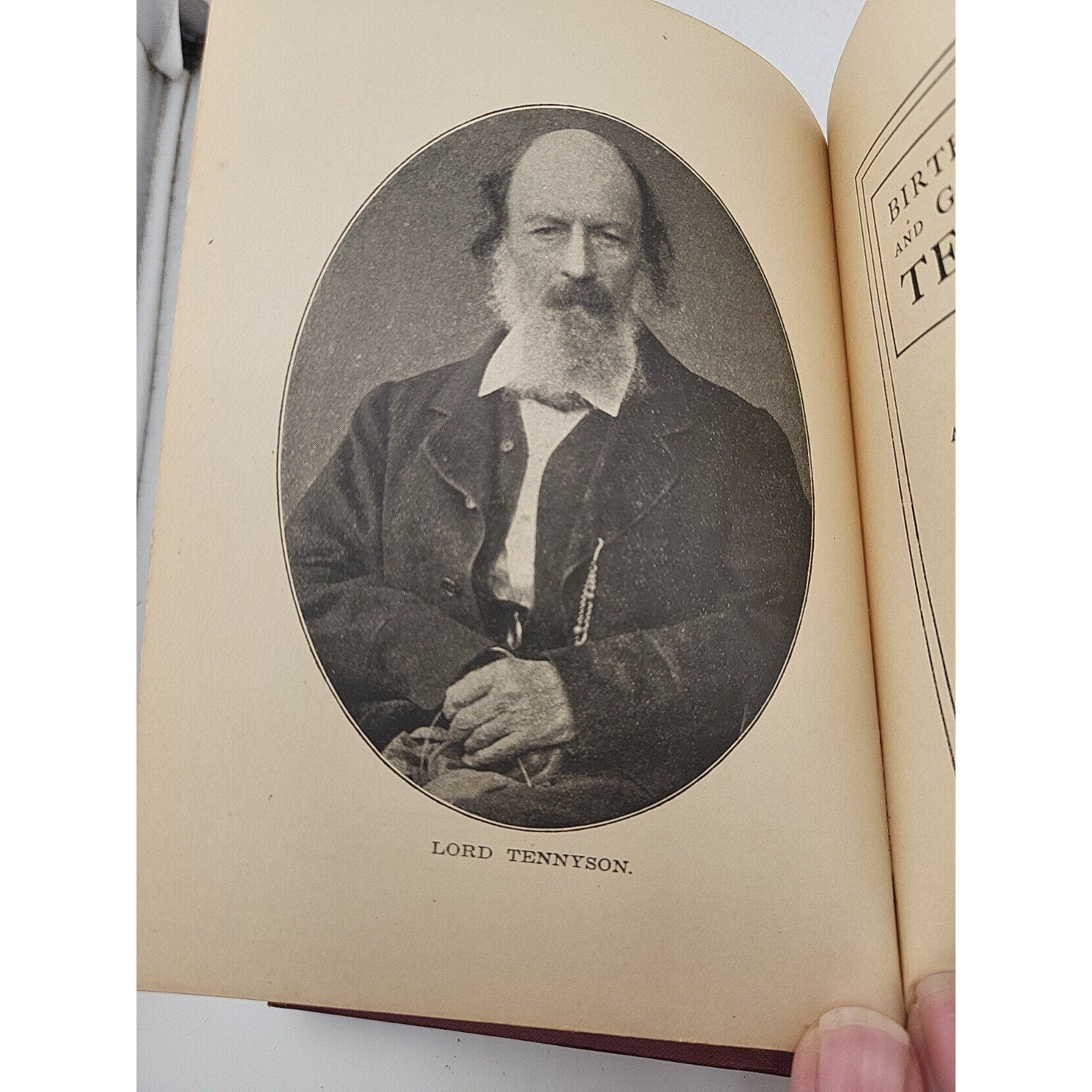 Antique Birthday Wishes Greetings From Tennyson Donohue Chicago