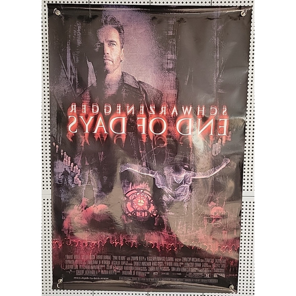 End Of Days 1999 Original D.S. 27x40 Movie Poster Arnold Sschwarzenegger