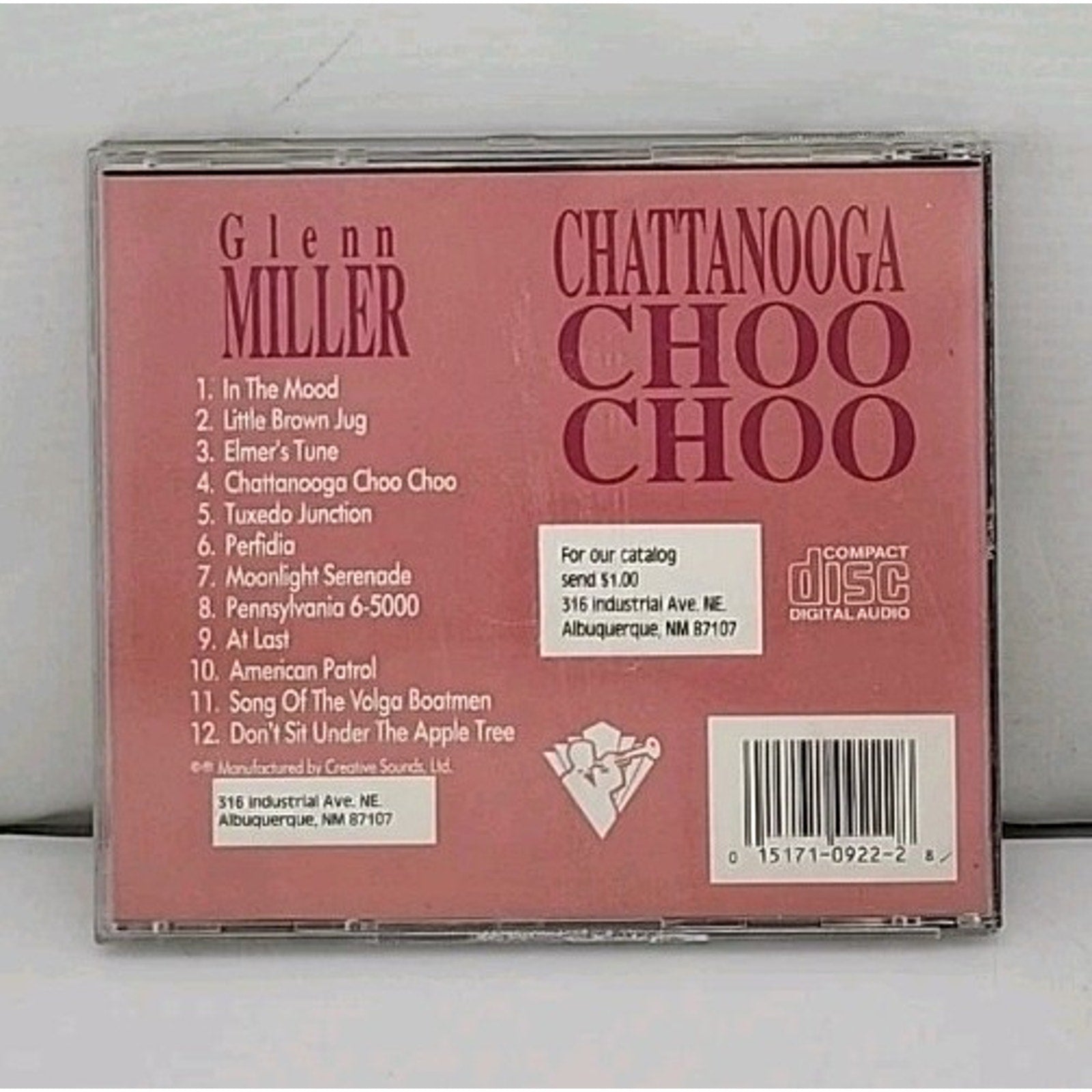 Chattanooga Choo Choo Glen Miller 1990 - CD