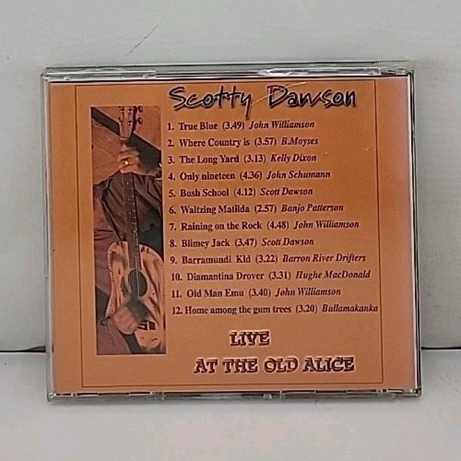 Scotty Dawson - Live At The Old Alice CD *Signed*