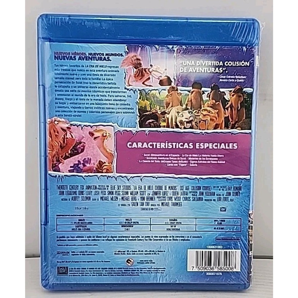 La era de hielo 5: Choque de mundos (Ice Age: Collision Course) Blu-ray *New*