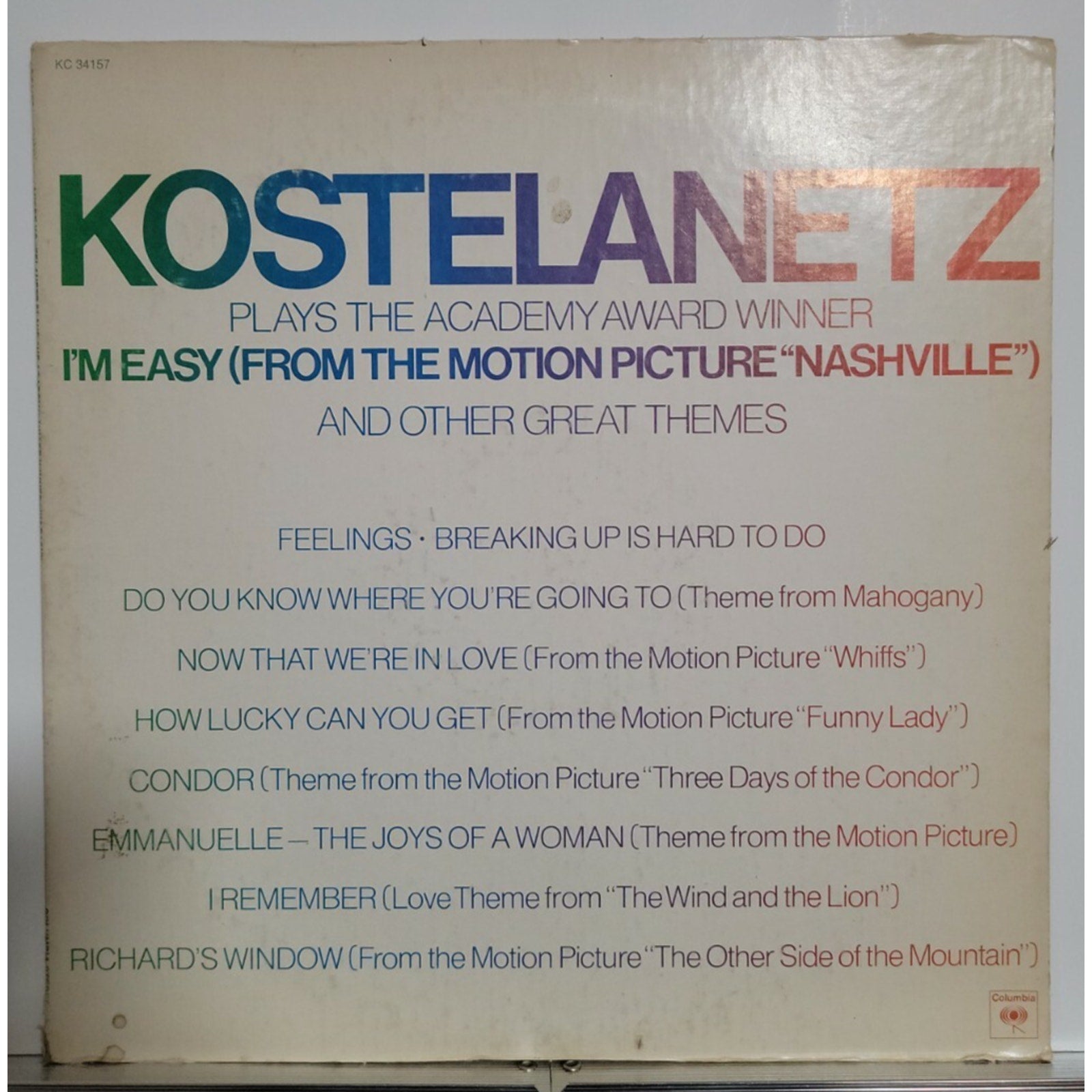 Kostelanetz – Kostelanetz Plays The Academy Award Winner I'm Easy (Vinyl)