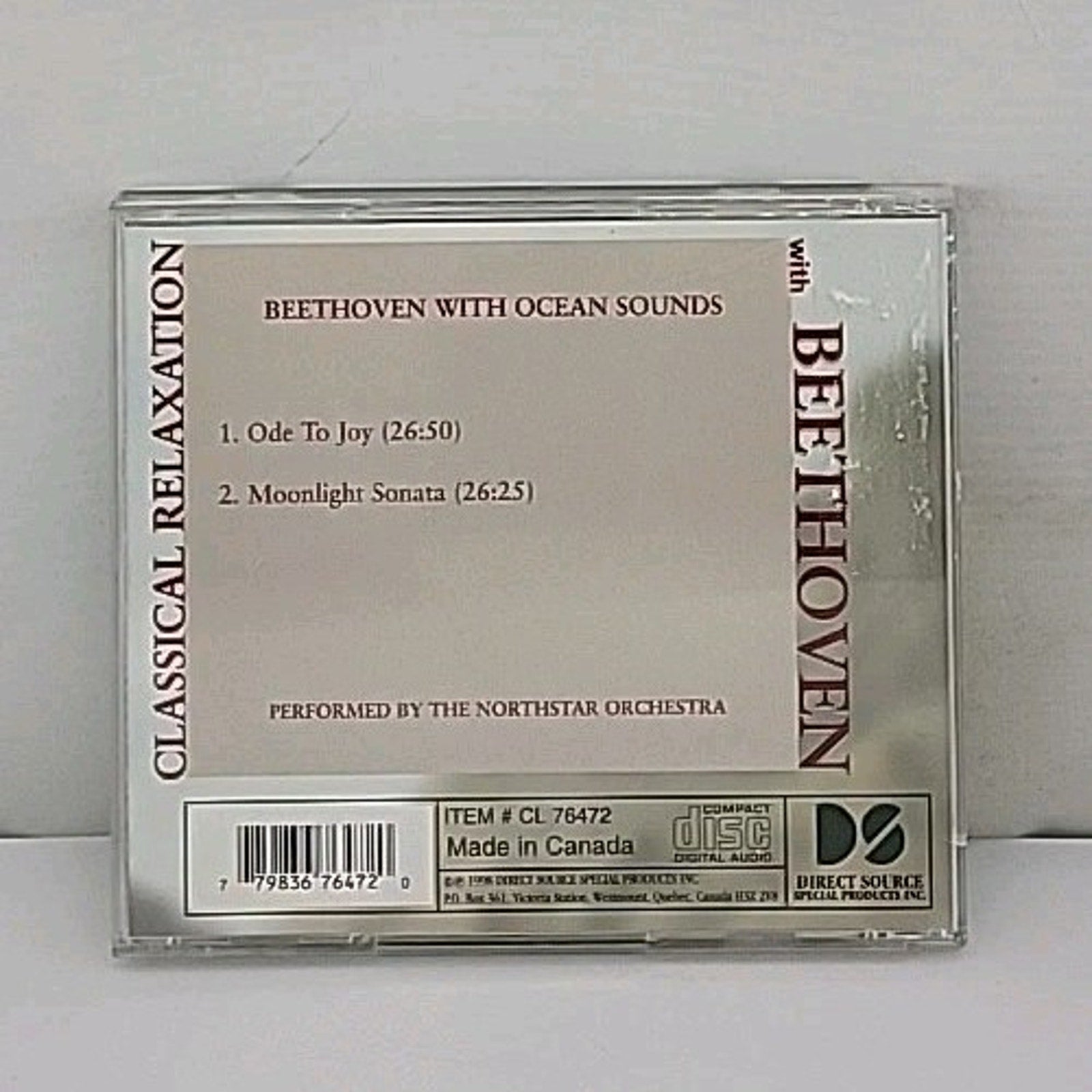 Classical Relaxation with Beet by Ludwig van Beethoven (CD, 2000)