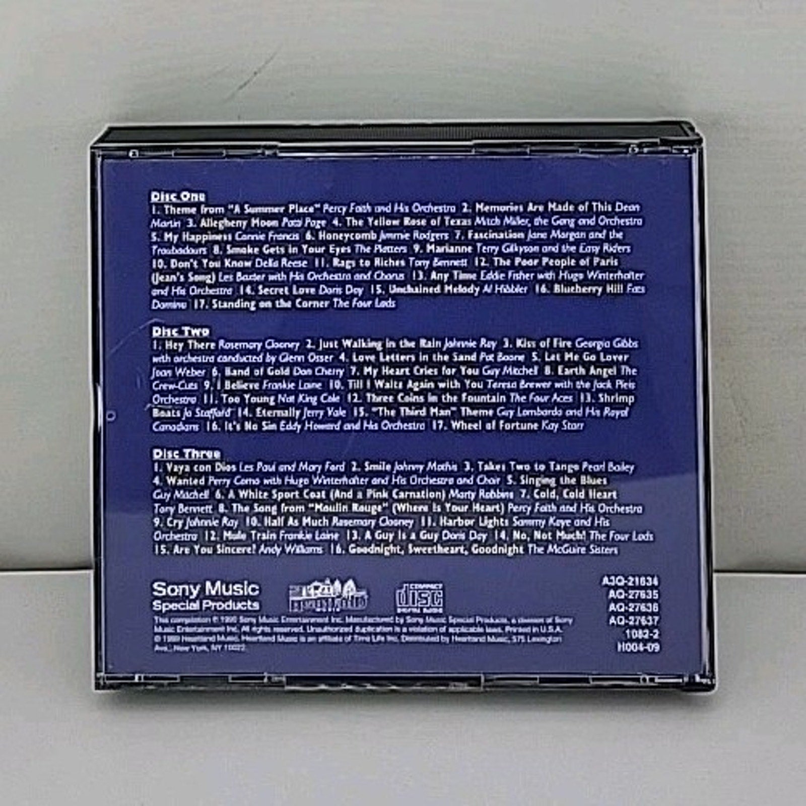 The Fabulous Fifties: Those Wonderful Years - 3 Disc CD Set W/Booklet