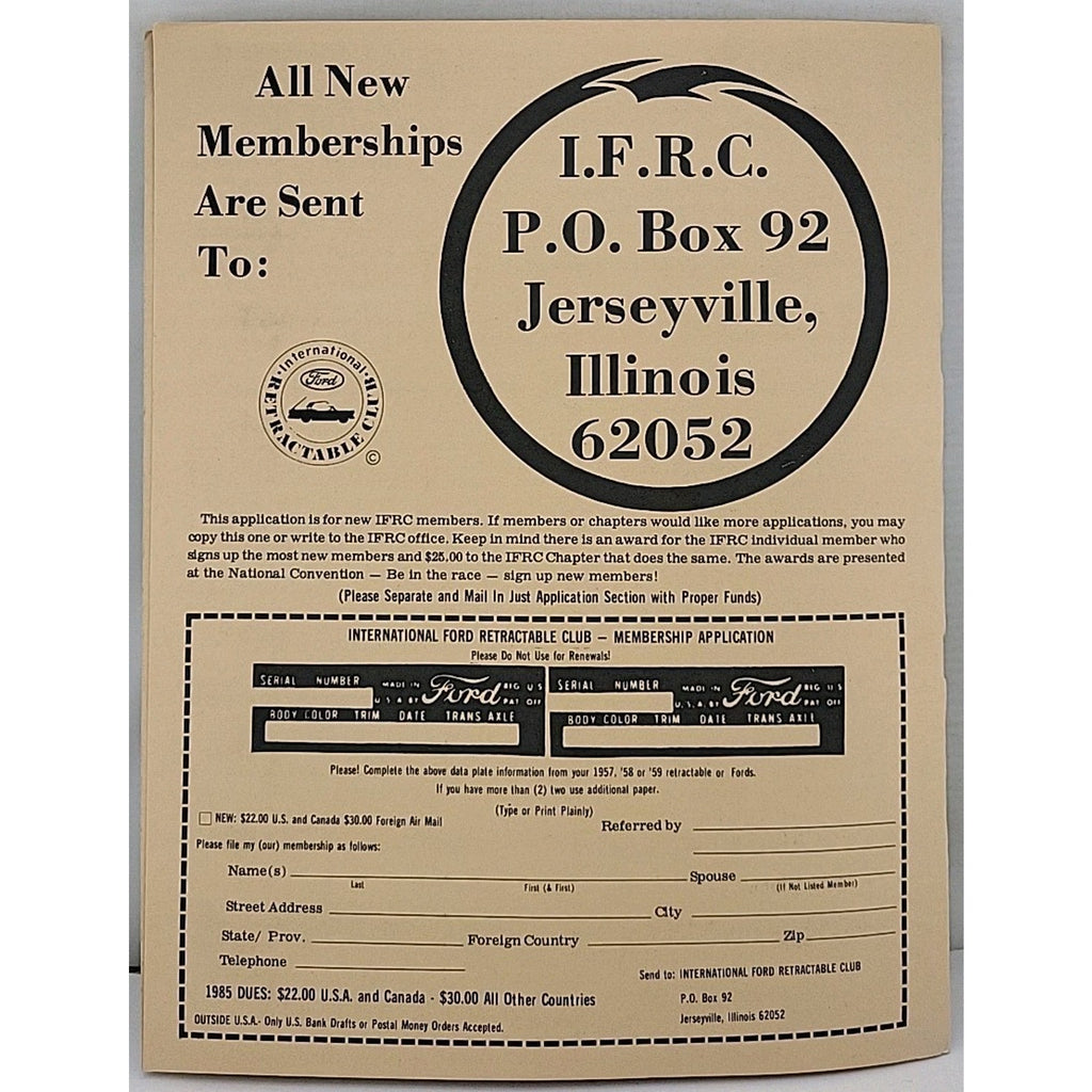 The Skyliner Newsletter - International Retractable Club - September-October...