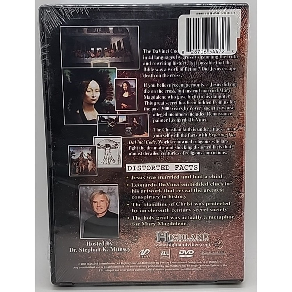 Exposing the DaVinci Code (DVD, 2005) *Brand New*
