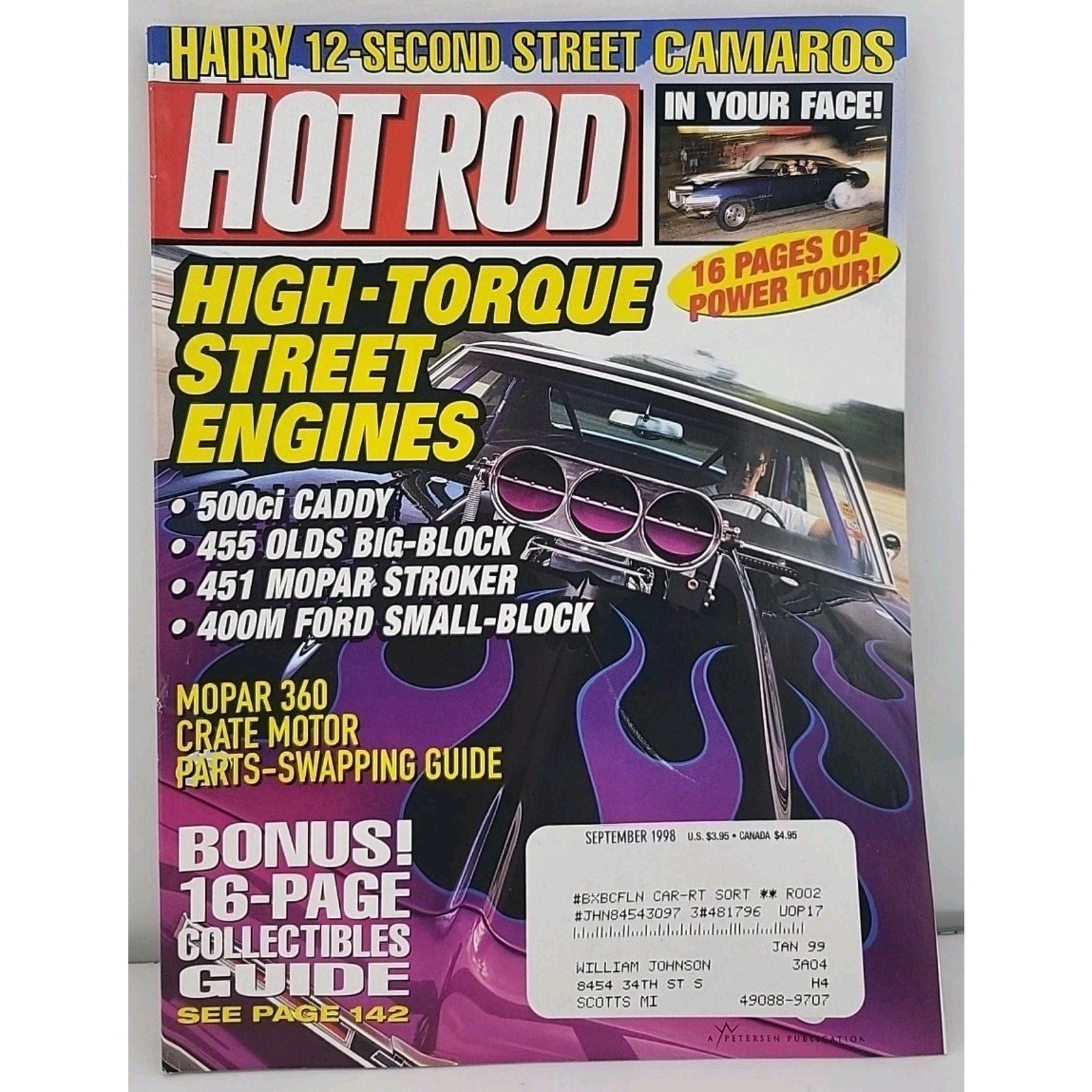 Hot Rod Magazine September 1998
