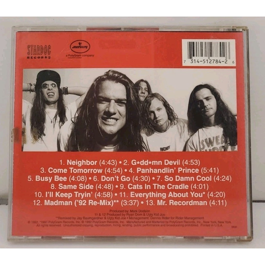 America's Least Wanted [Edited] [PA] by Ugly Kid Joe (CD, Oct-1992, PSI)