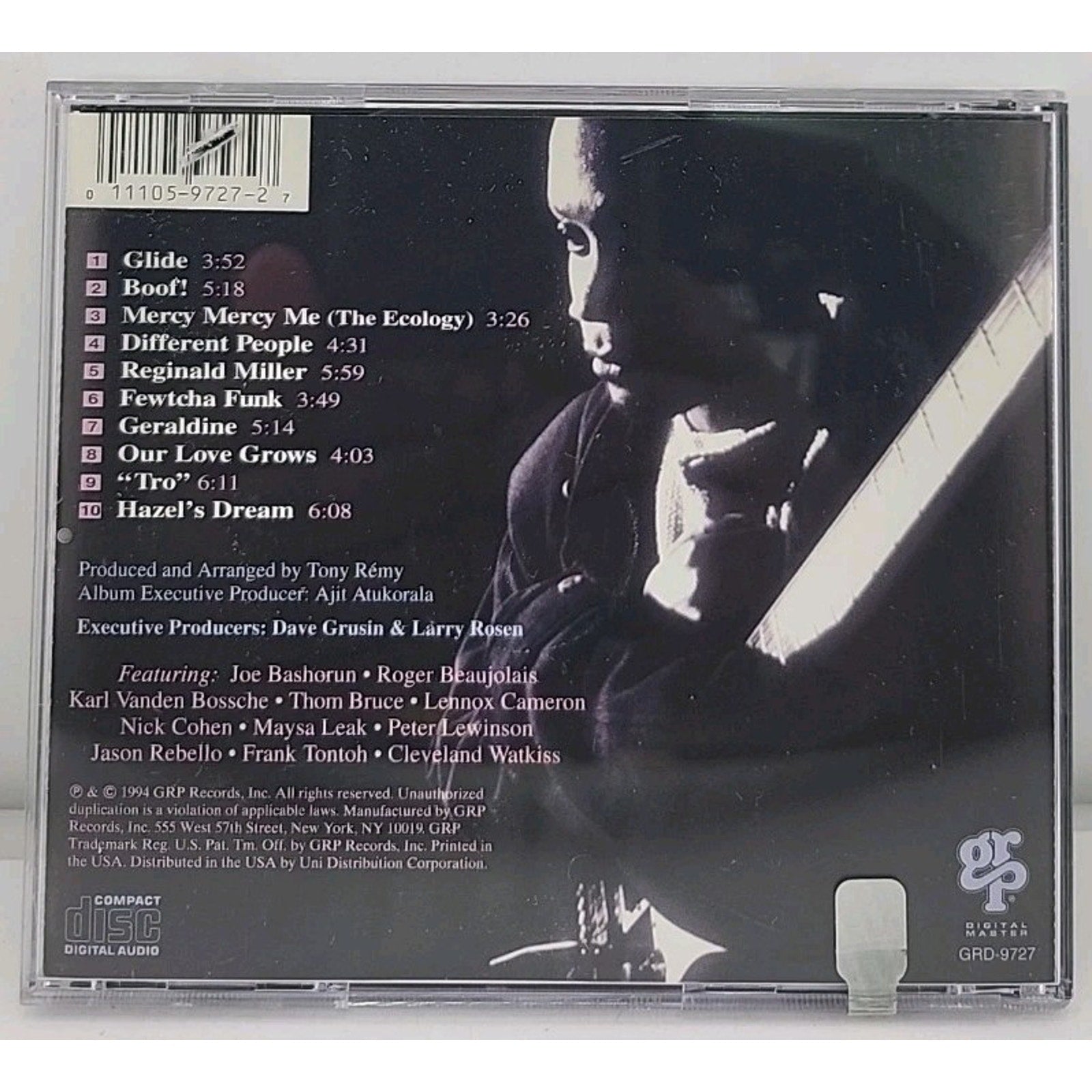 Boof! by Tony Remy (CD, Apr-1994, GRP (USA))