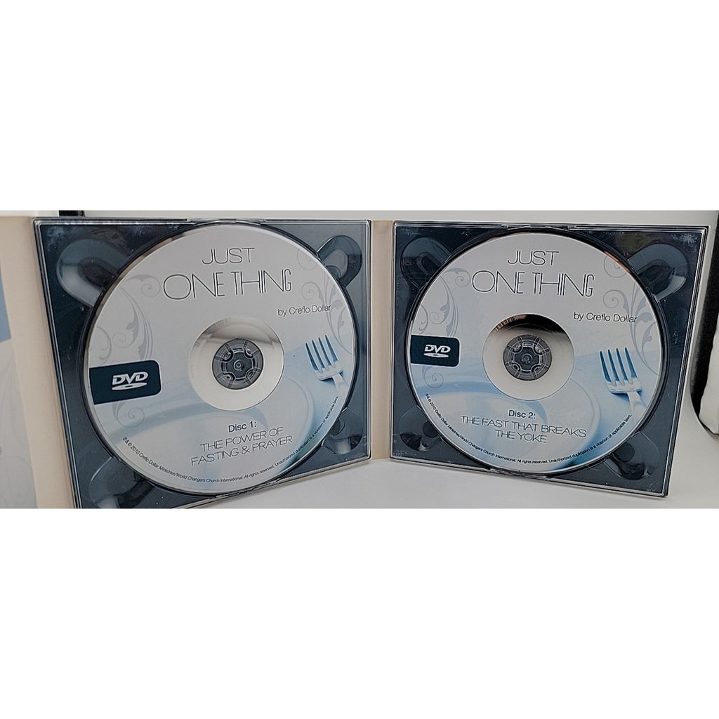 Just One Thing: Fasting & Seeking The Lord By Creflo Dollar 2-Disc Set DVD VIDEO