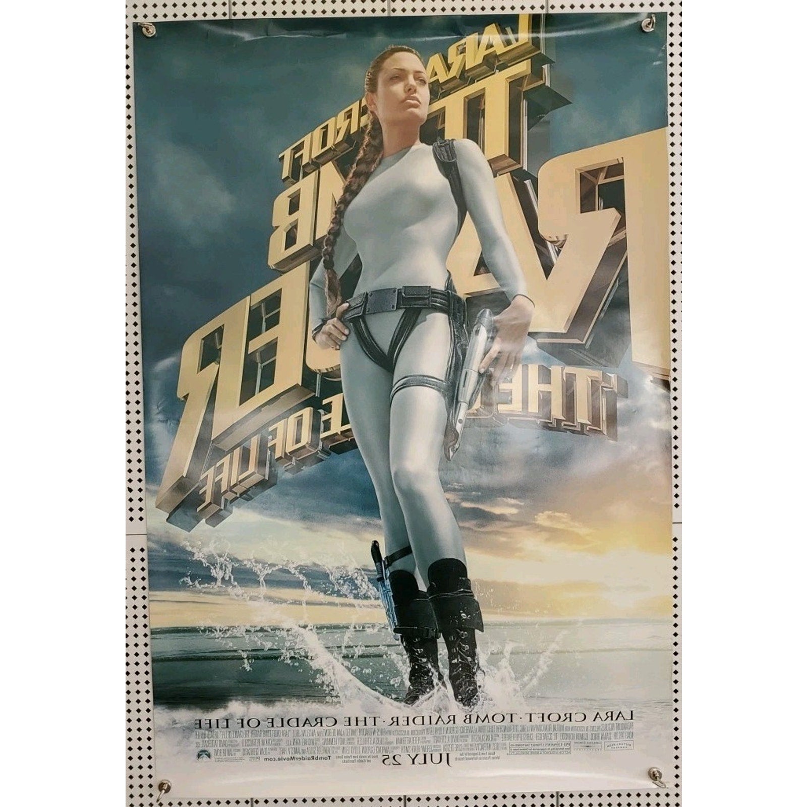 Laura Croft Tomb Raider The Cradle of Life One Sheet Double Sided Poster 27x40