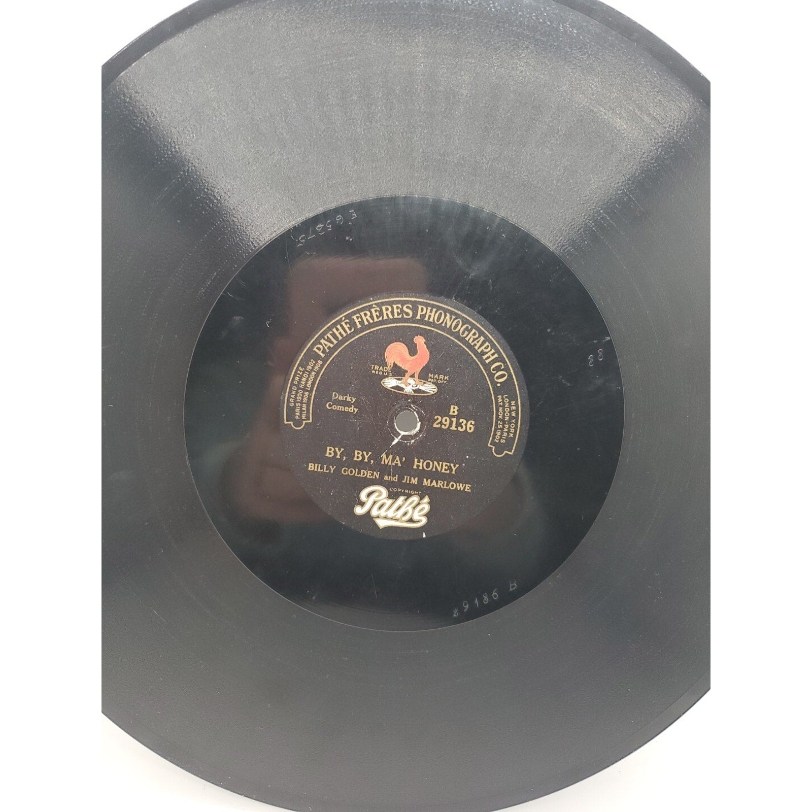 Billy Golden And Jim Marlowe By, By, Ma' Honey/ Two New Coons In Town (Record)