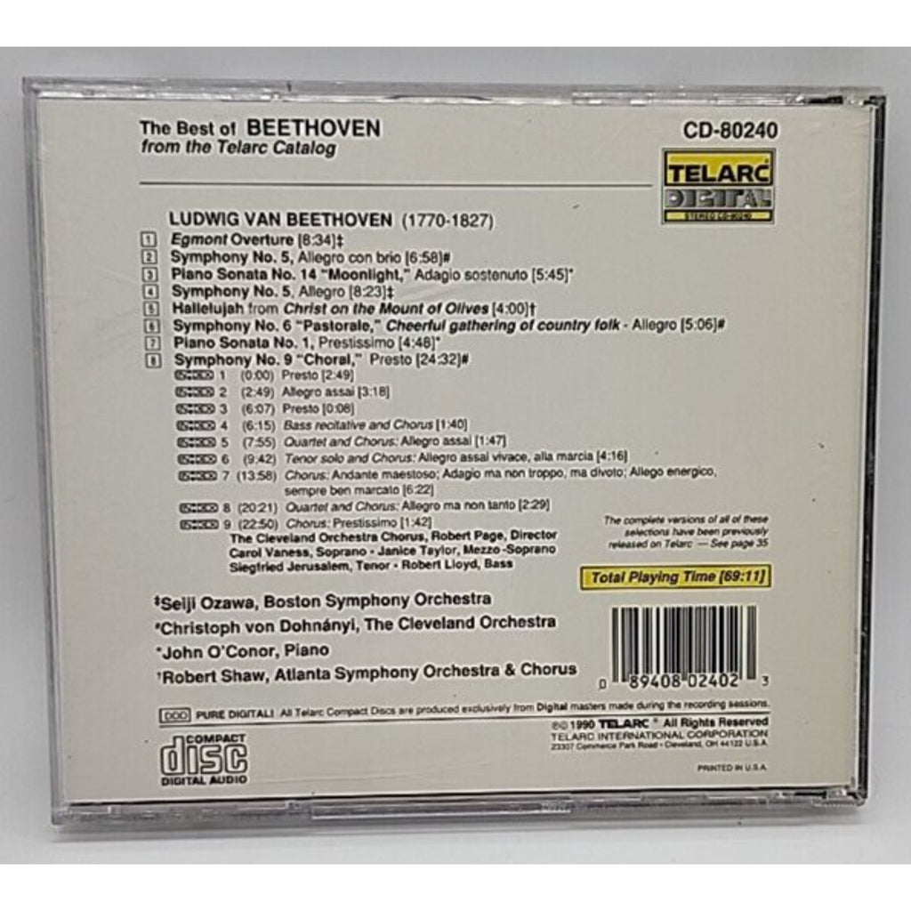 Best of Beethoven by Ludwig van Beethoven (CD, 1990)