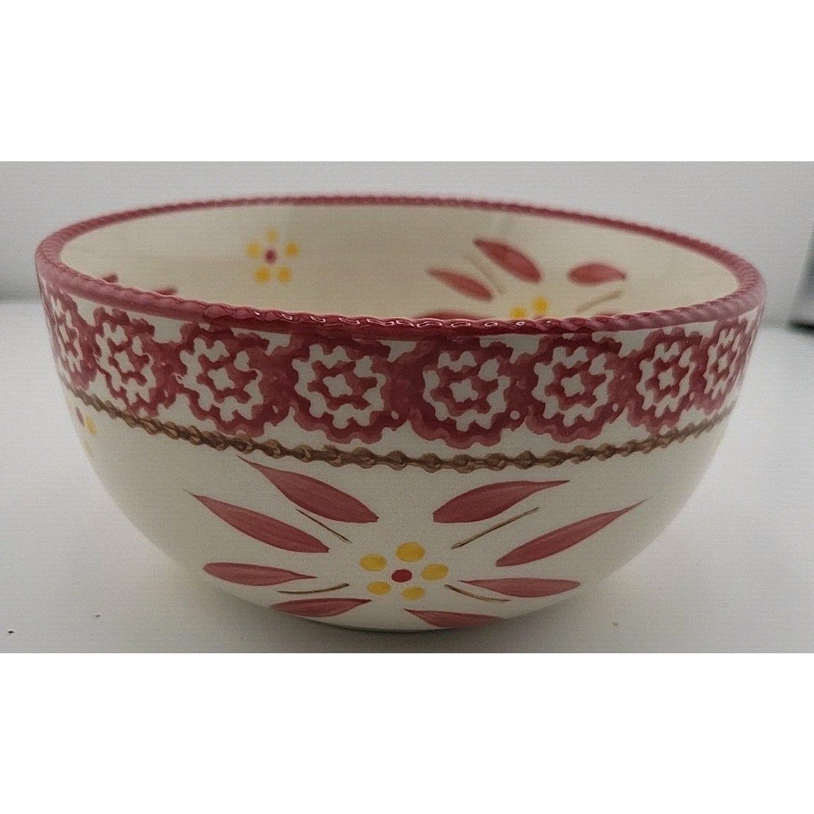 Temp-tations by Tara Old World Cranberry 18oz Bowls Set of 4