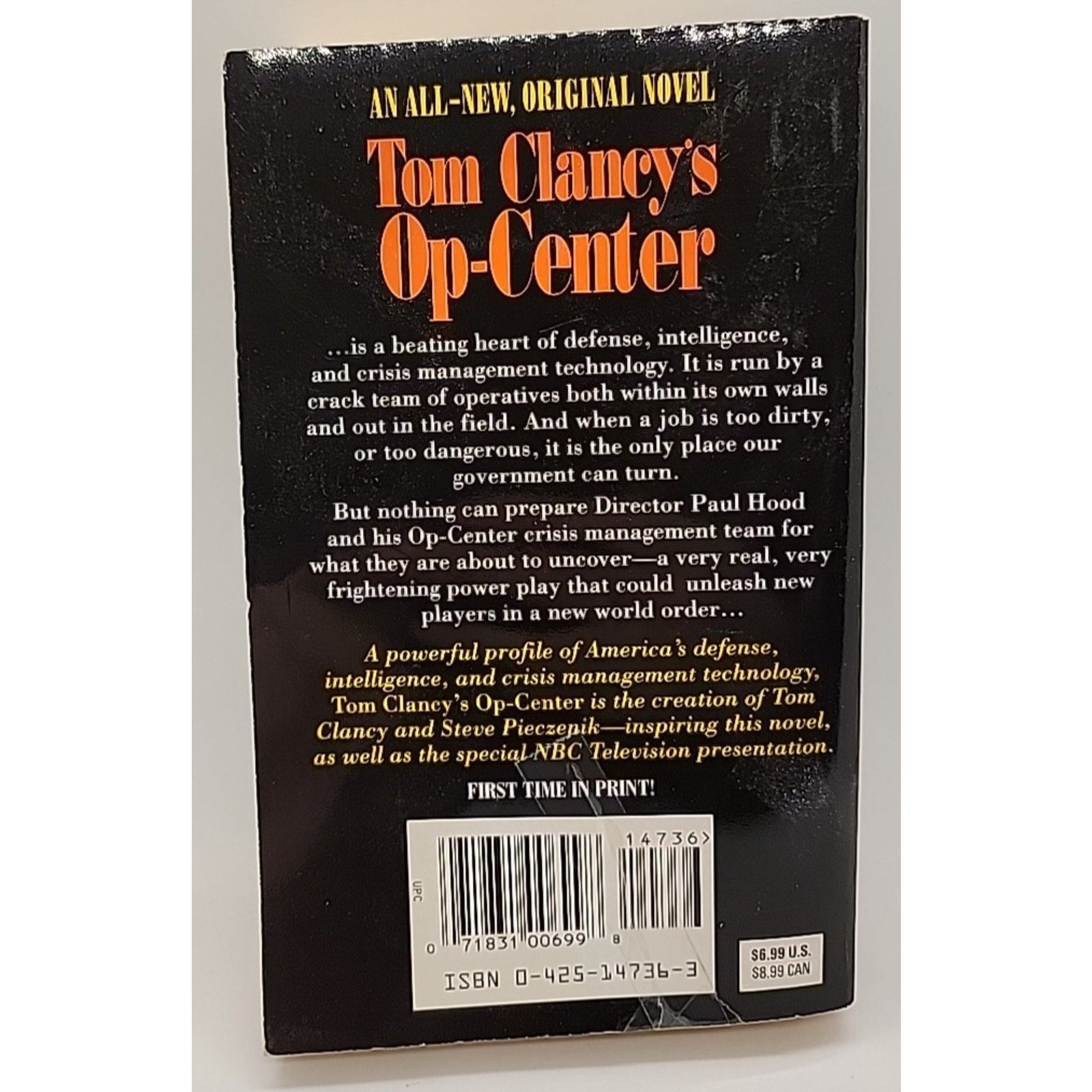 Op-Center 01 by Steve Pieczenik, Jeff Rovin and Tom Clancy (1995, Mass Market)
