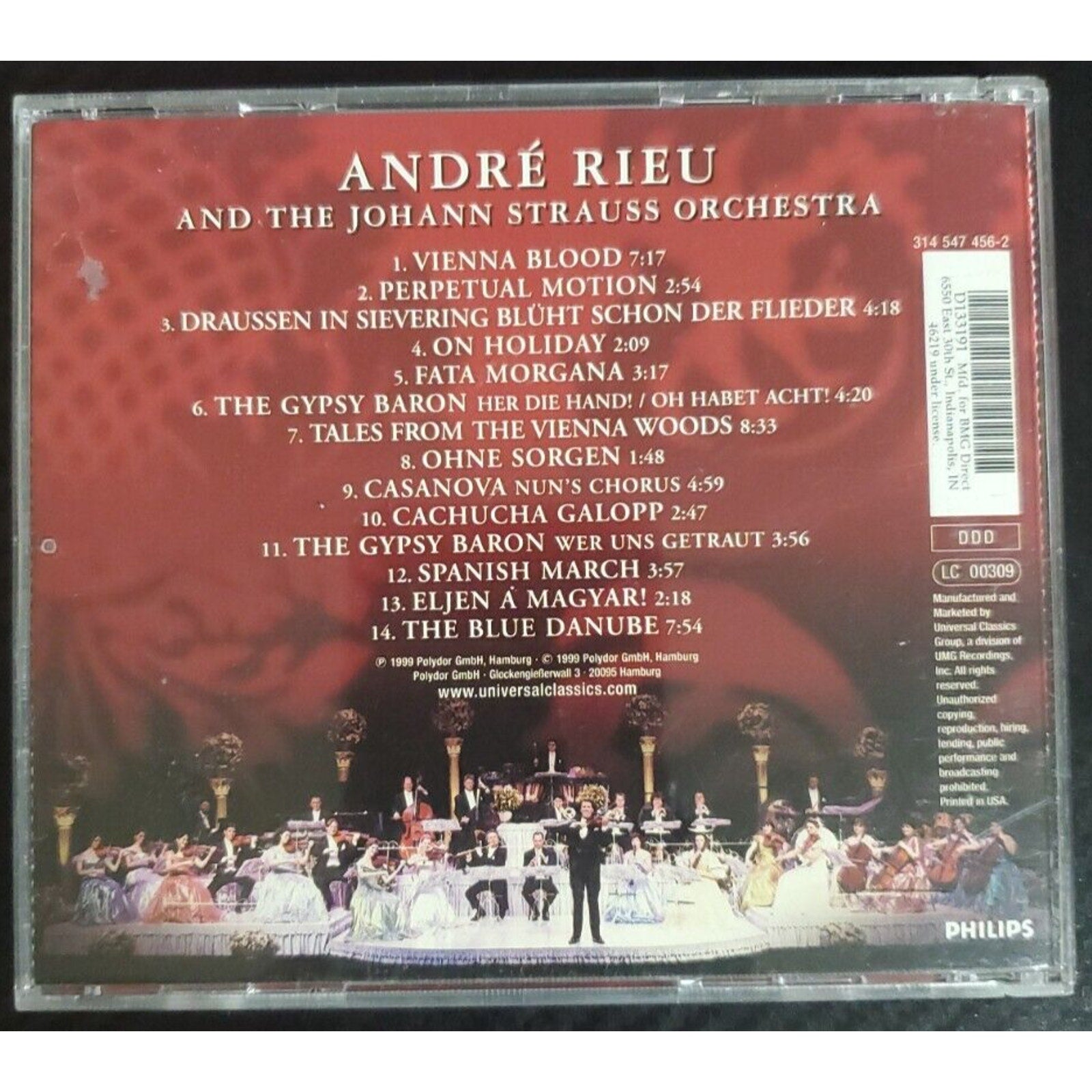 Andre Rieu And The Johann Strauss Orchestra CD