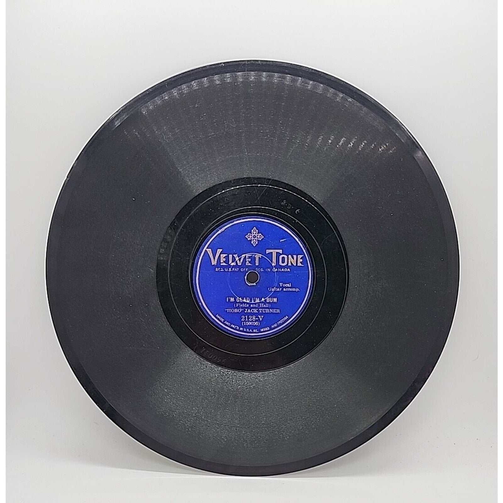 "Hobo" Jack Turner-I'm Glad I'm A Bum/When Its Springtime In (Record)