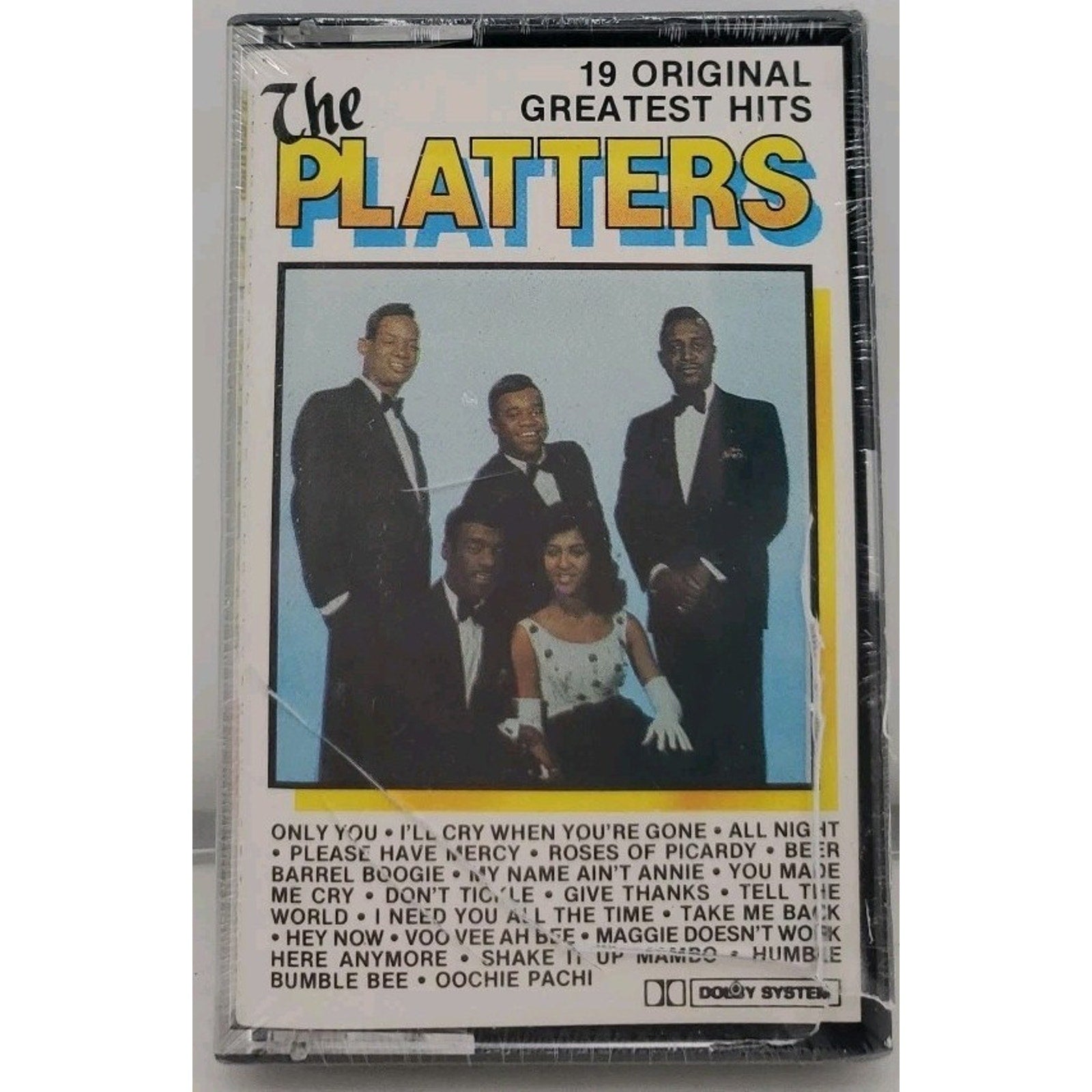19 Original Greatest Hits by The Platters (Cassette) *Brand New*