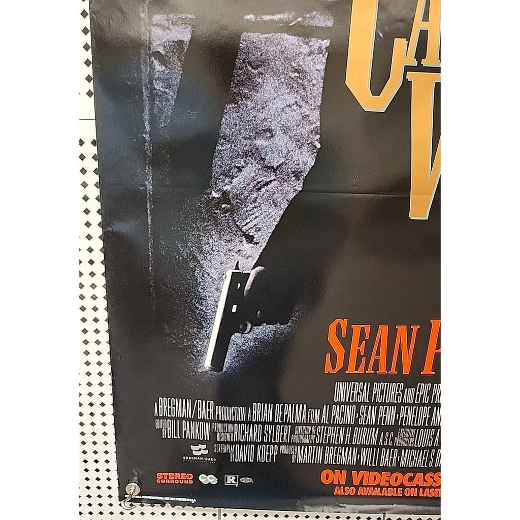 Carlito's Way Movie Poster 27x40