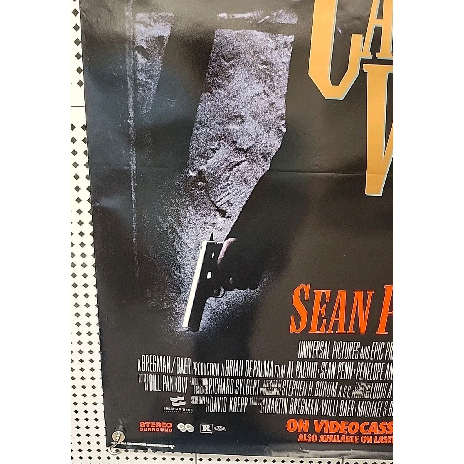 Carlito's Way Movie Poster 27x40